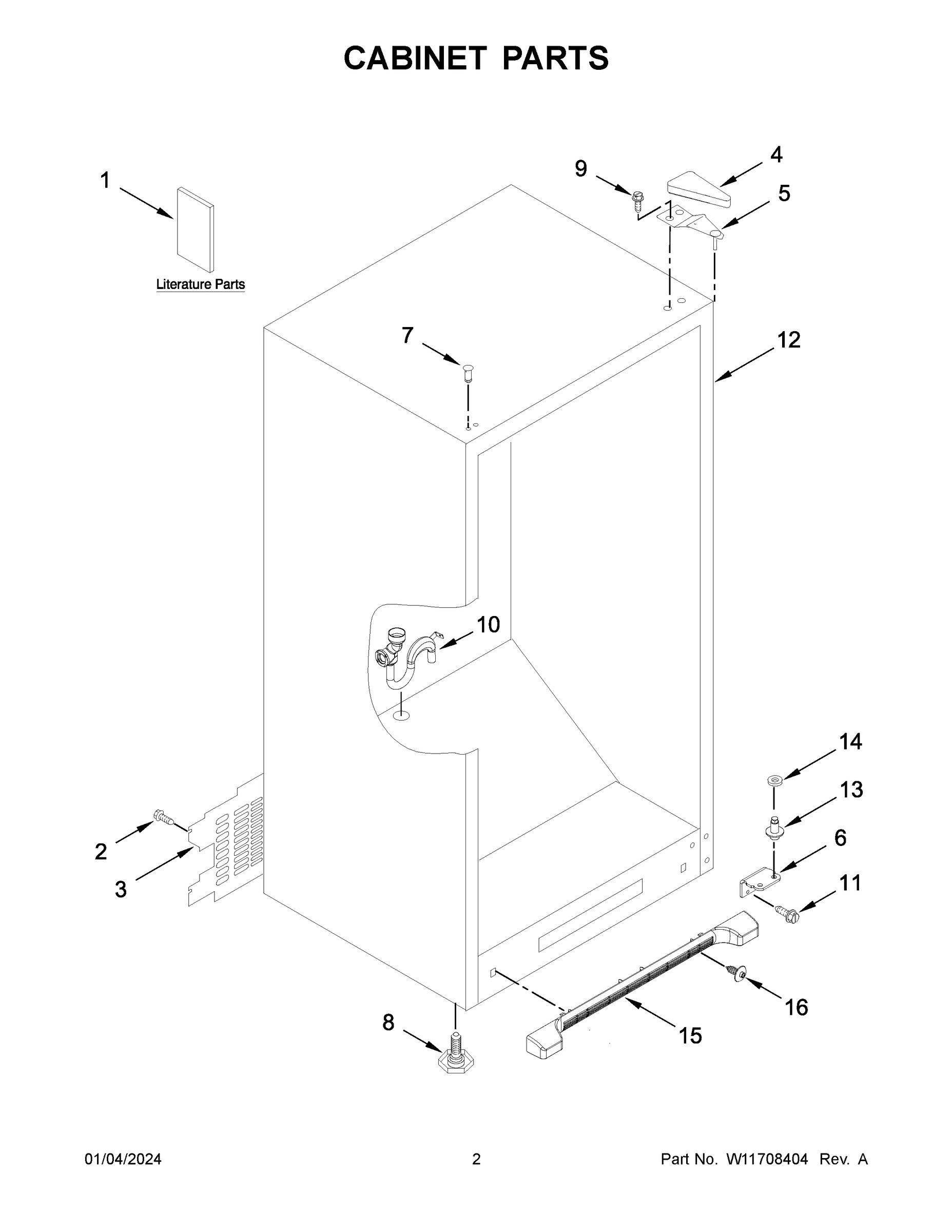 02 - CABINET PARTS