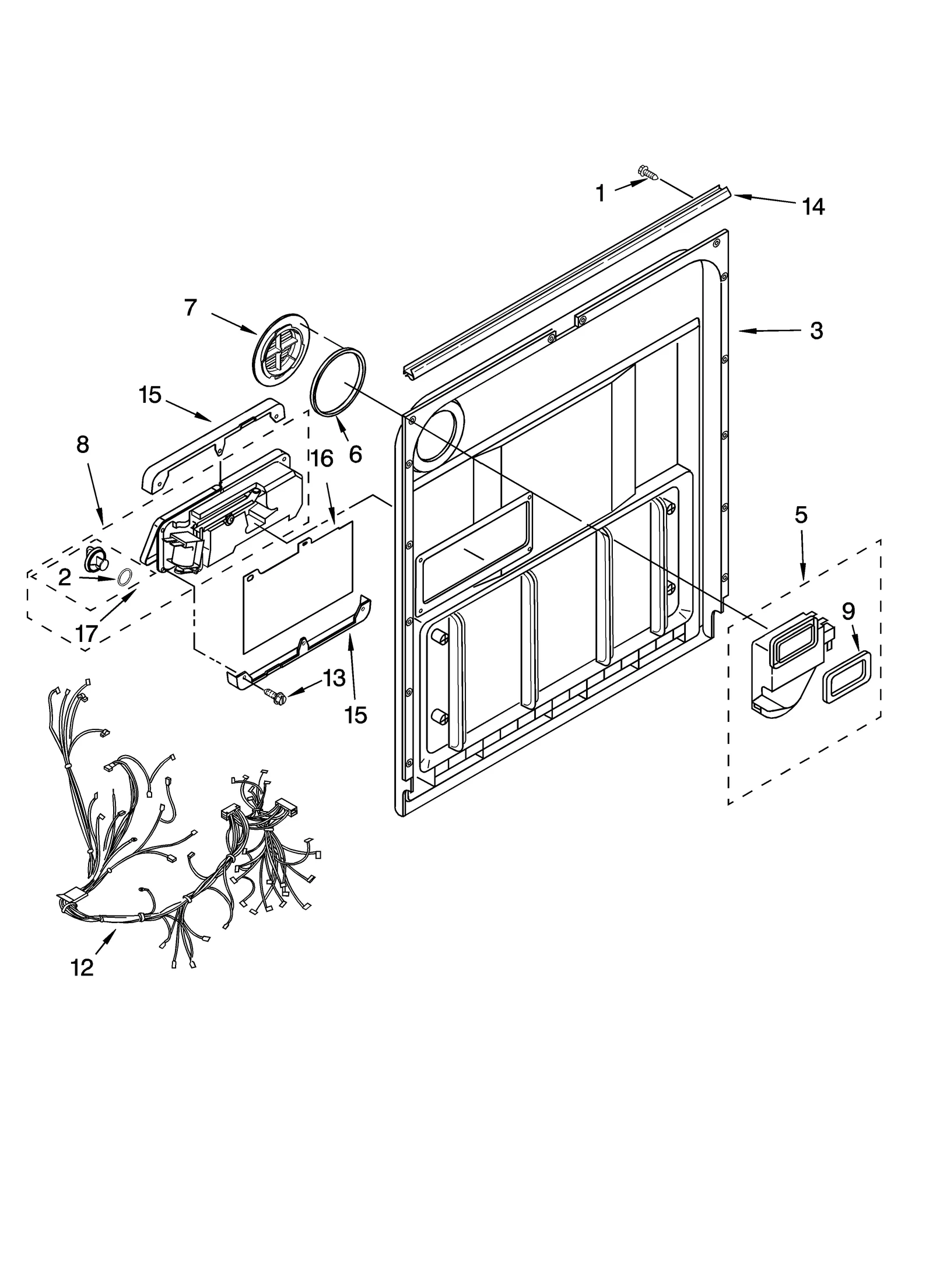DOOR AND LATCH PARTS