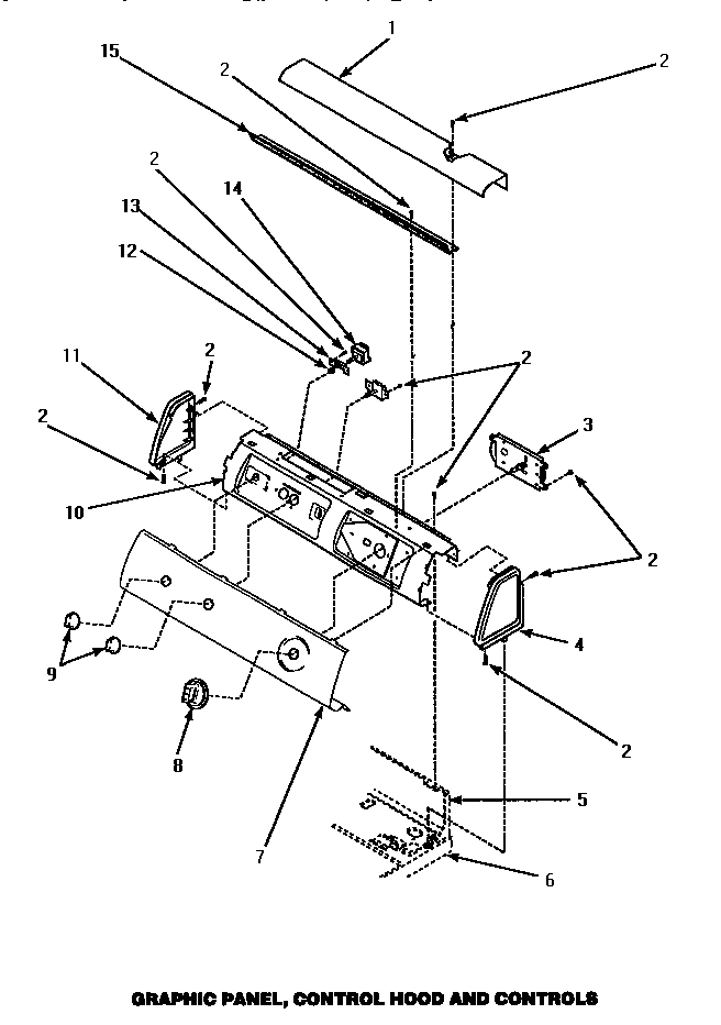 05 - GRAPHIC PANEL, CONTROL HOOD & CONTROLS