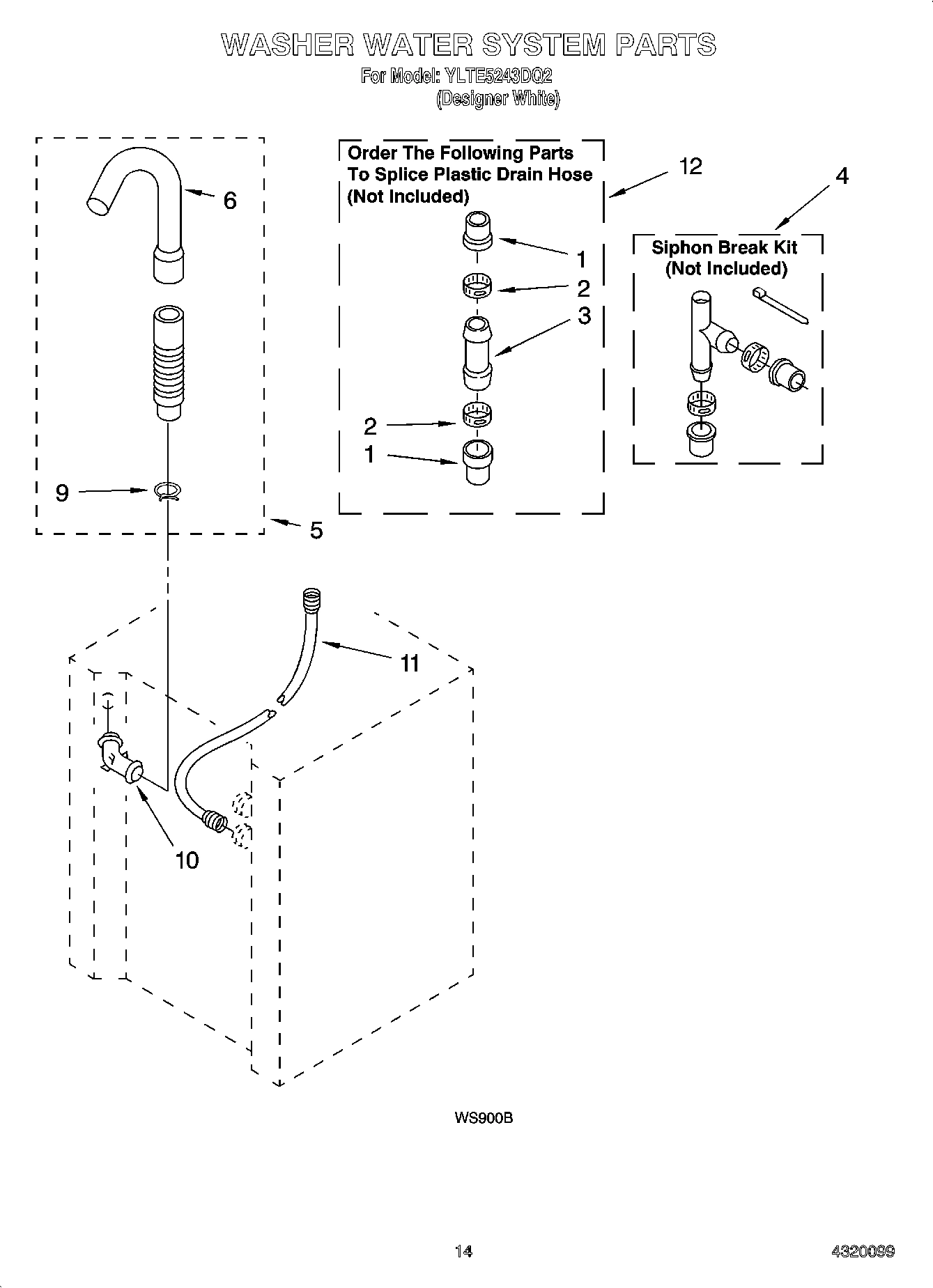 11 - WASHER WATER SYSTEM PARTS