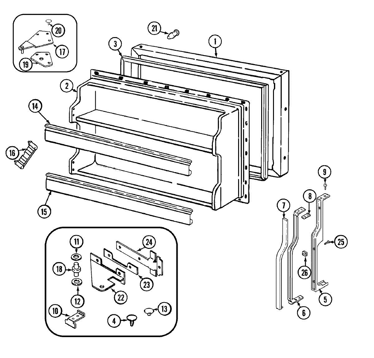 02 - FREEZER DOOR