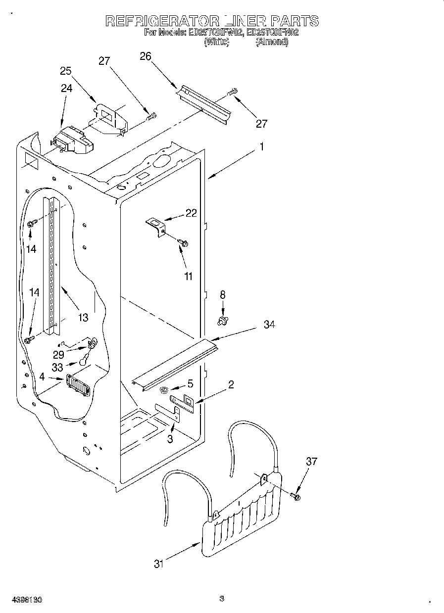 02 - REFRIGERATOR LINER
