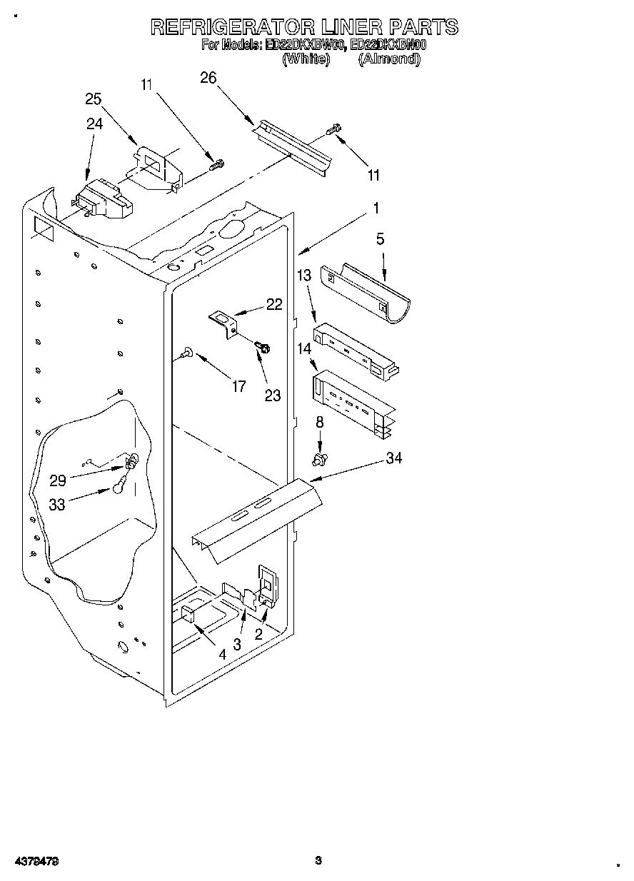 02 - REFRIGERATOR LINER