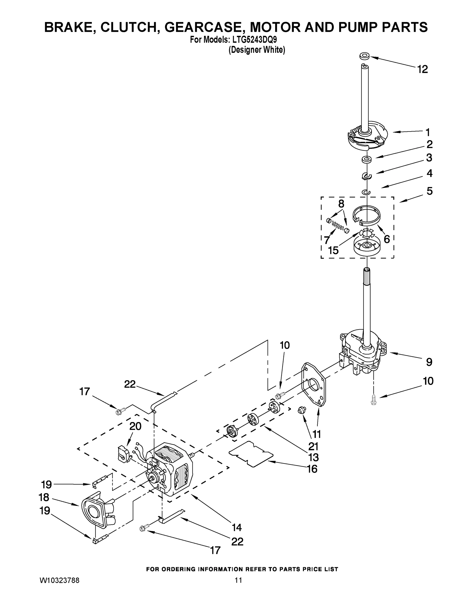 08 - BRAKE, CLUTCH, GEARCASE, MOTOR AND PUMP PARTS