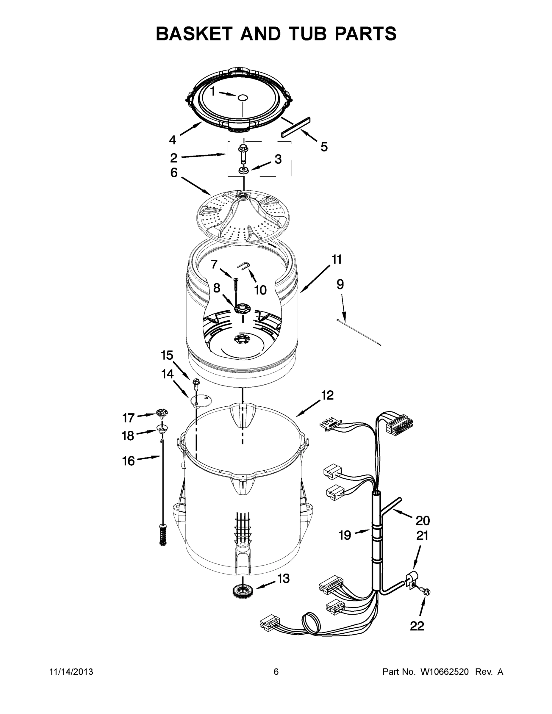 04 - BASKET AND TUB PARTS