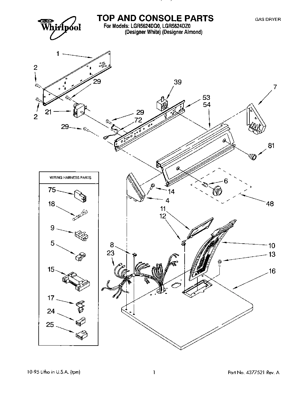 01 - TOP AND CONSOLE, LIT/OPTIONAL