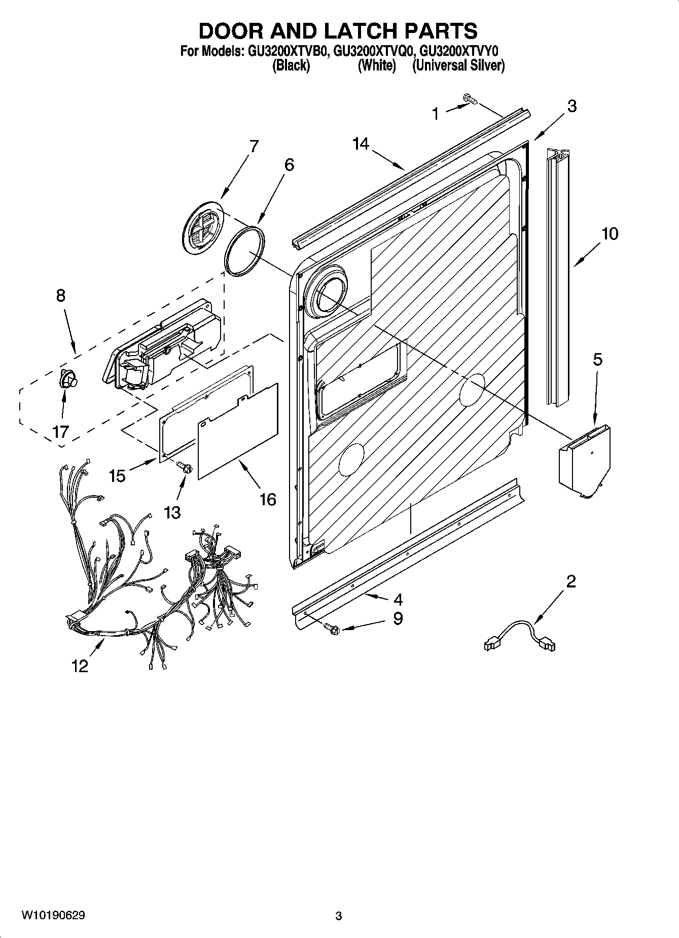 03 - DOOR AND LATCH PARTS