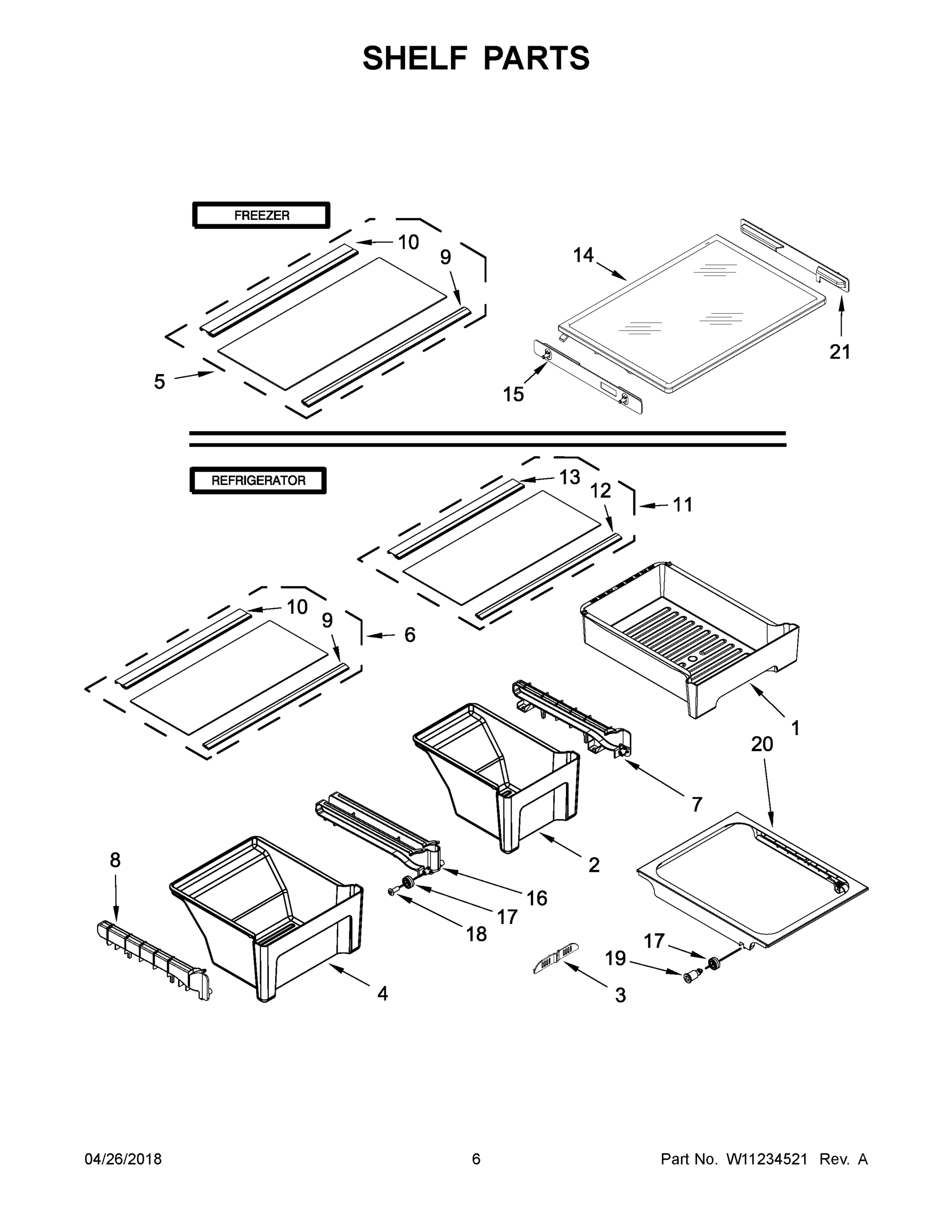 04 - SHELF PARTS