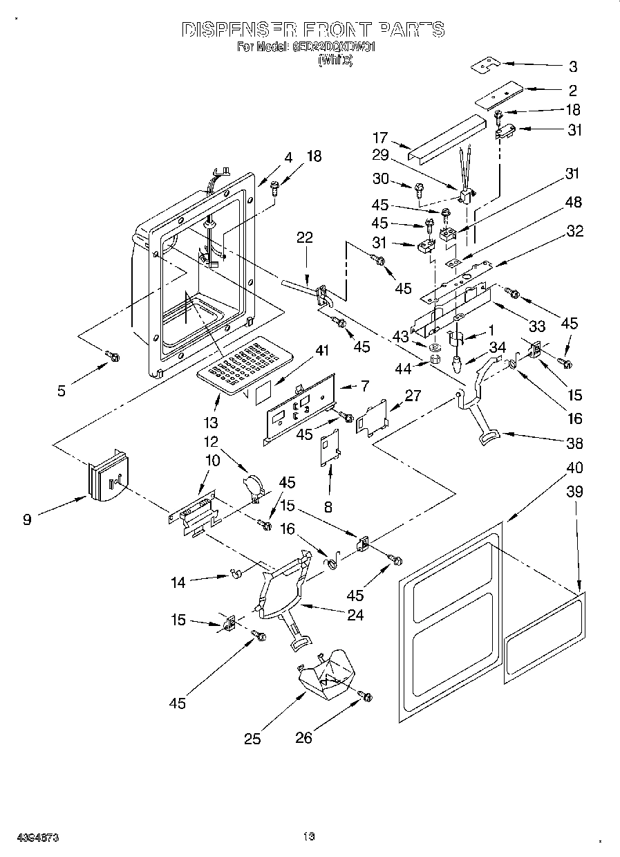 09 - DISPENSER FRONT
