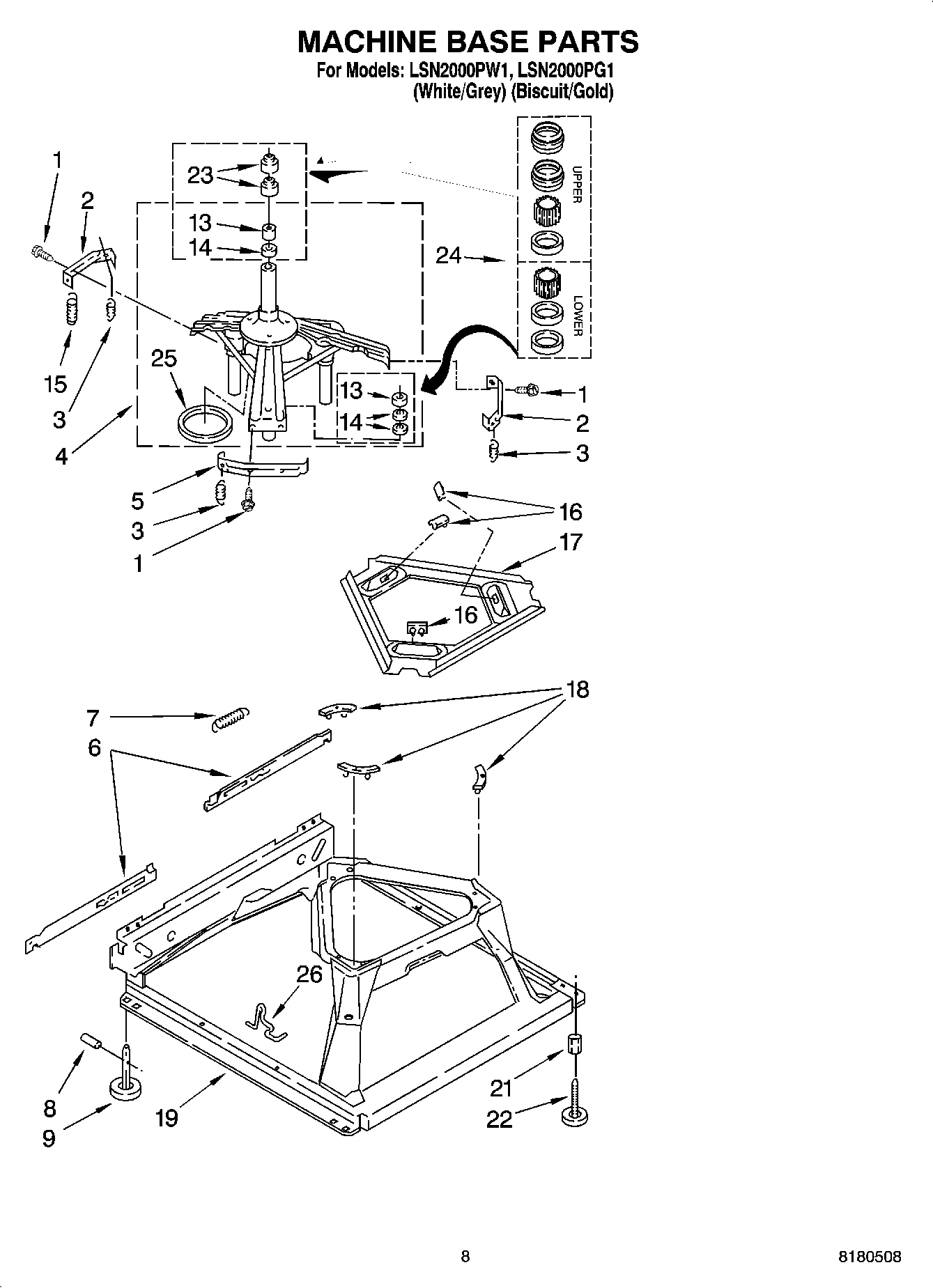 05 - MACHINE BASE PARTS
