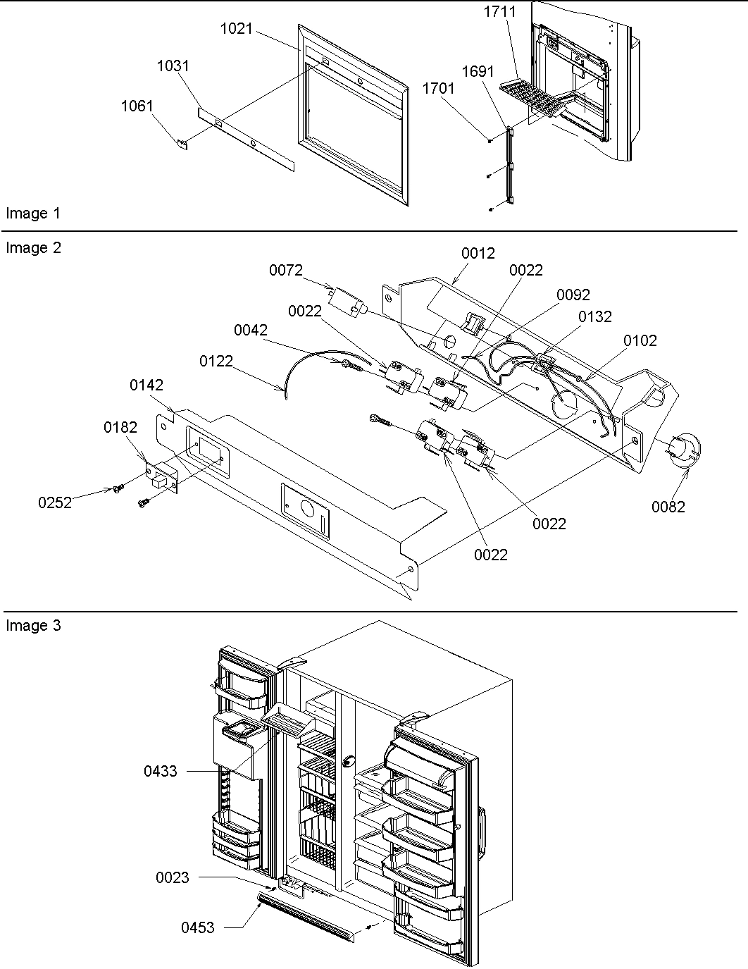 04 - Facade Dispenser Cover, Elect Brkt Assy
