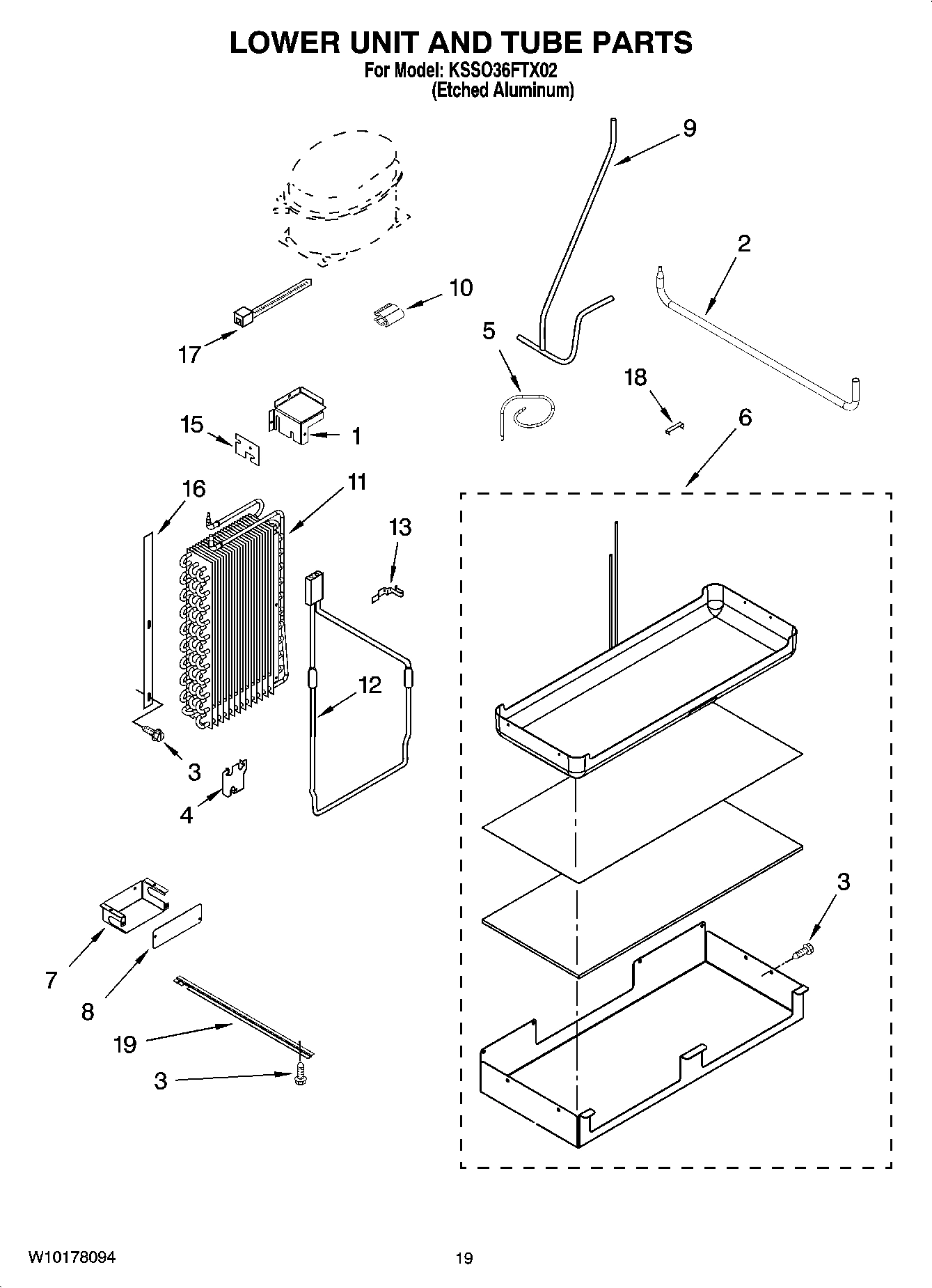 12 - LOWER UNIT AND TUBE PARTS
