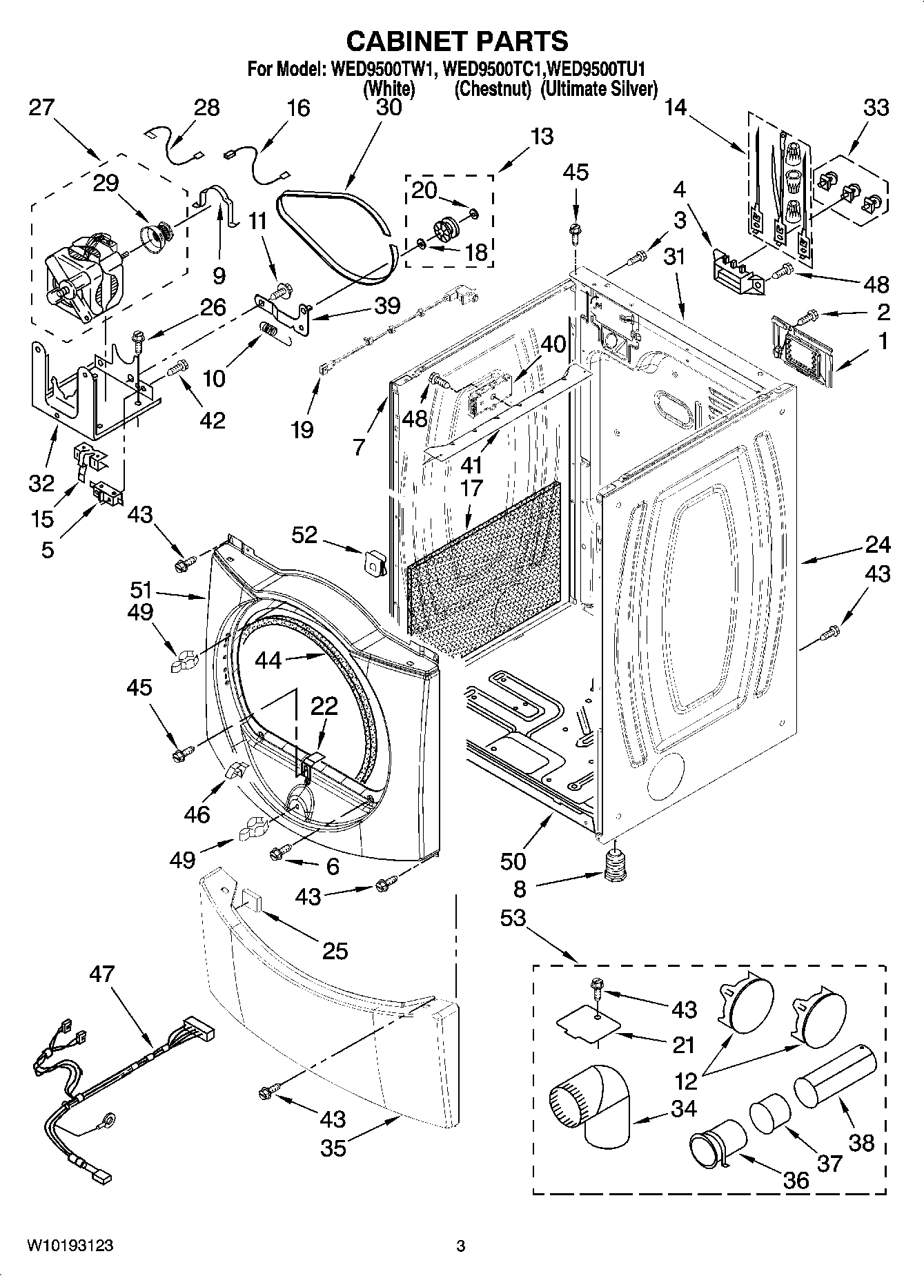 02 - CABINET PARTS
