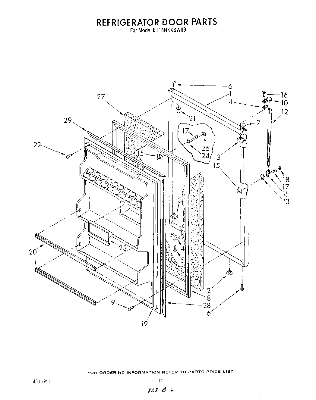 08 - REFRIGERATOR DOOR , LIT/OPTIONAL