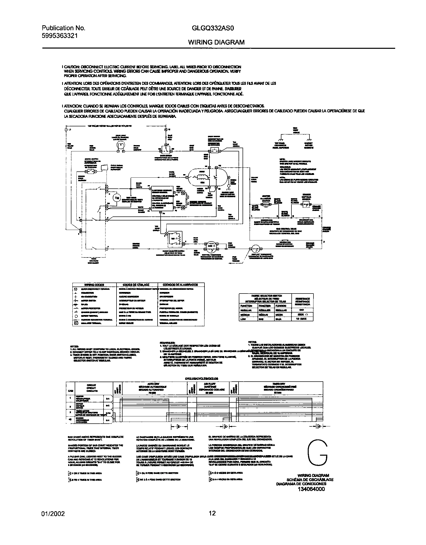 12 - 134064000 WIRING DIAGRAM