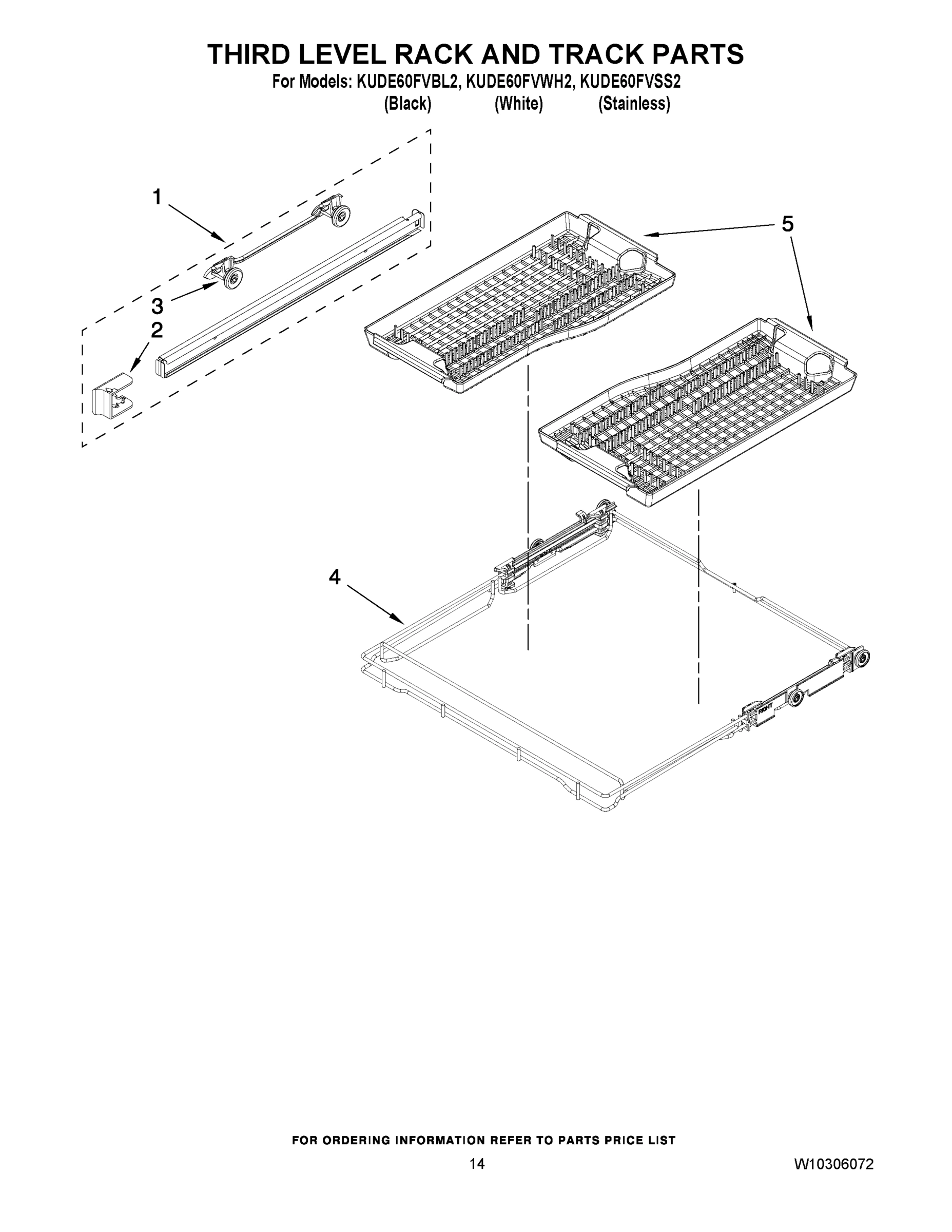 11 - THIRD LEVEL RACK AND TRACK PARTS