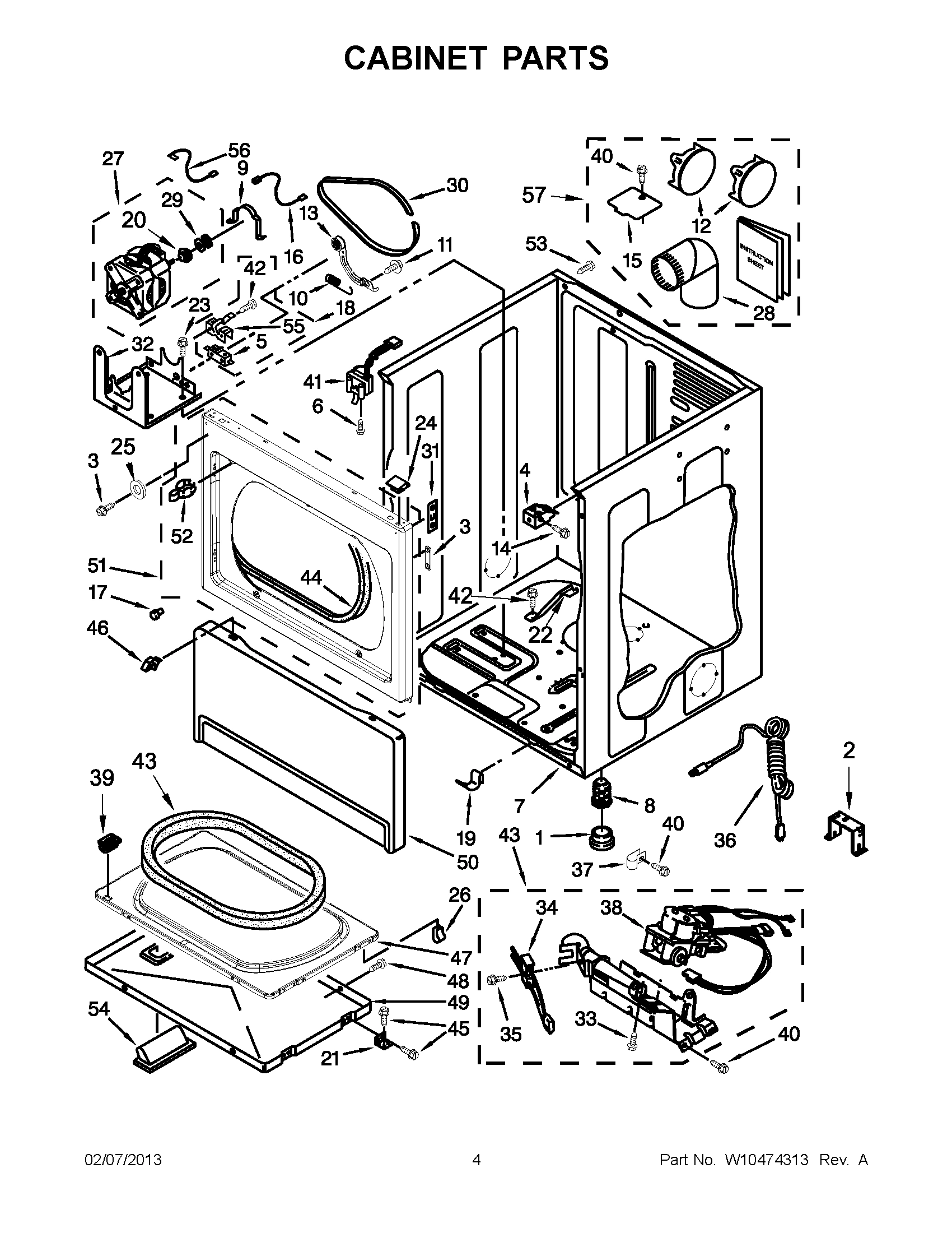 02 - CABINET PARTS