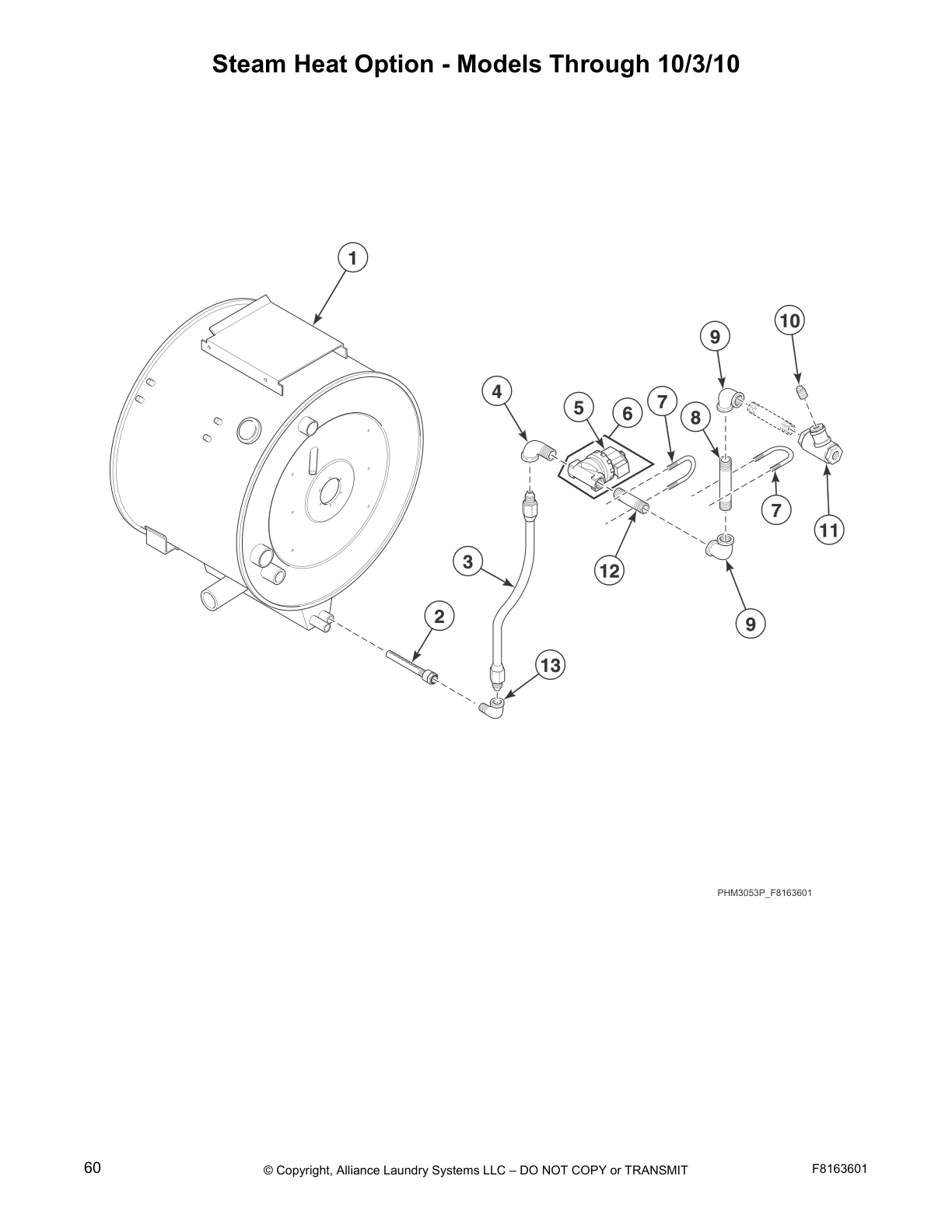 Steam Heat Option - Models Through 10/3/10