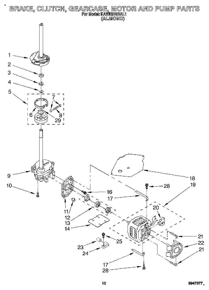 07 - BRAKE, CLUTCH, GEARCASE, MOTOR AND PUMP