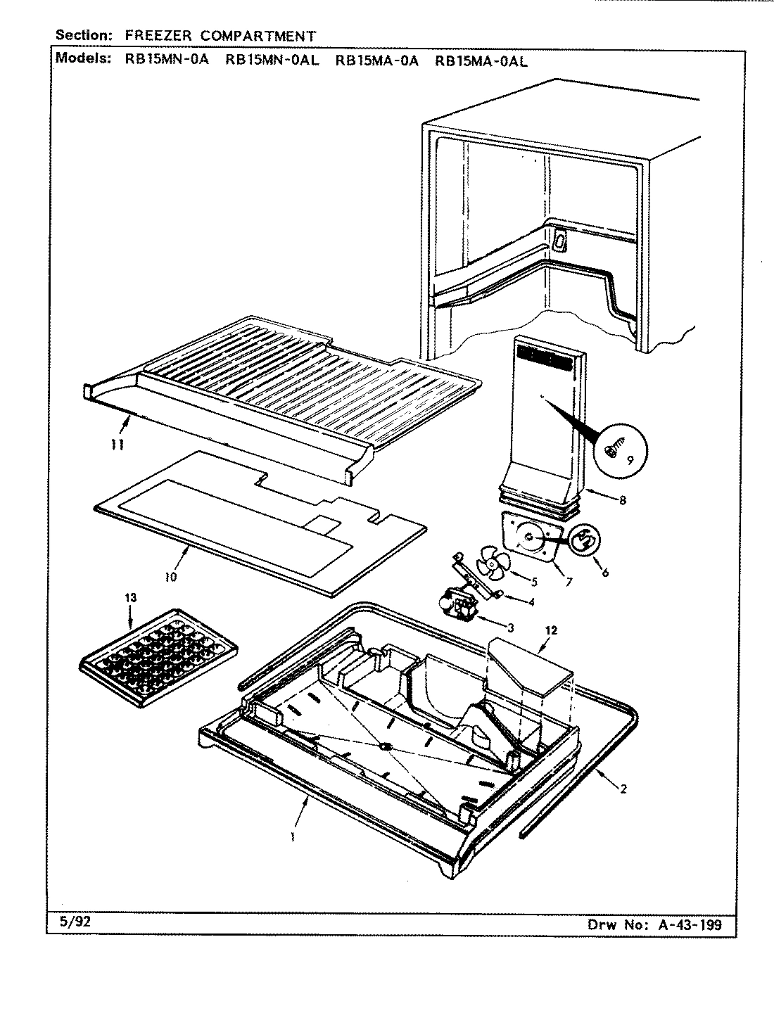 01 - FREEZER COMPARTMENT