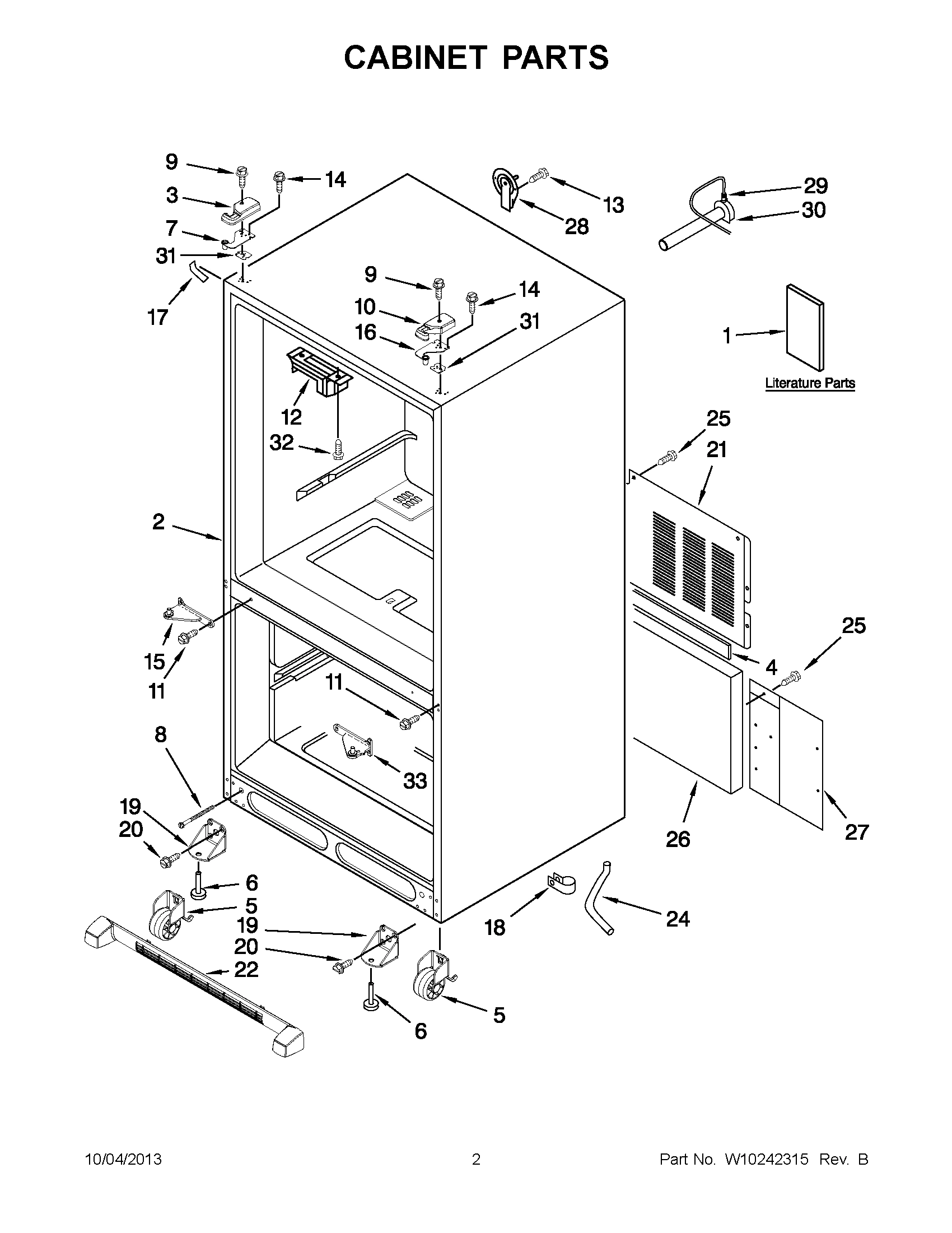 02 - CABINET PARTS