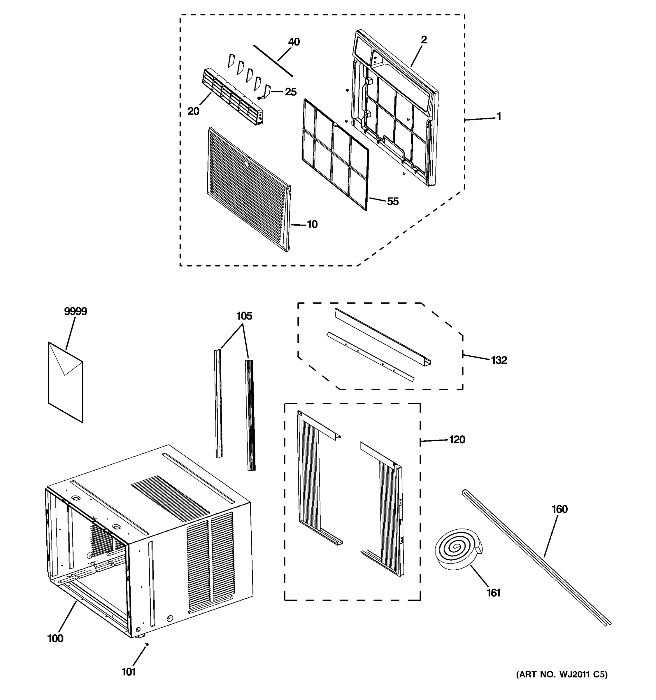 GRILLE & CHASSIS PARTS