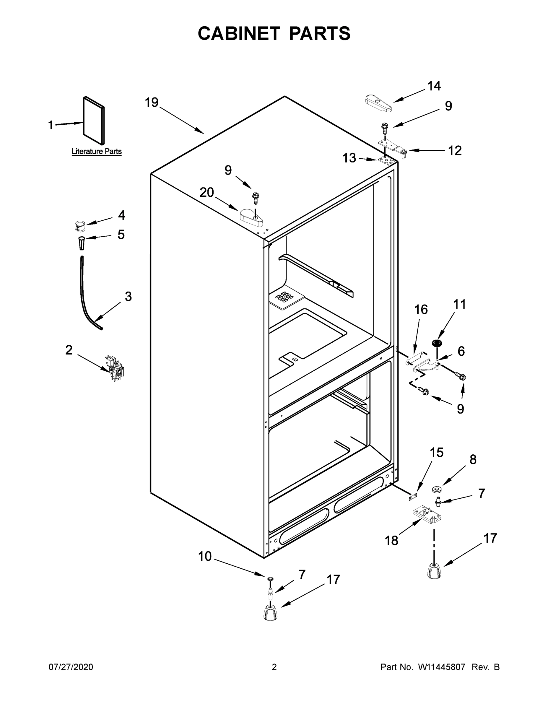 02 - CABINET PARTS