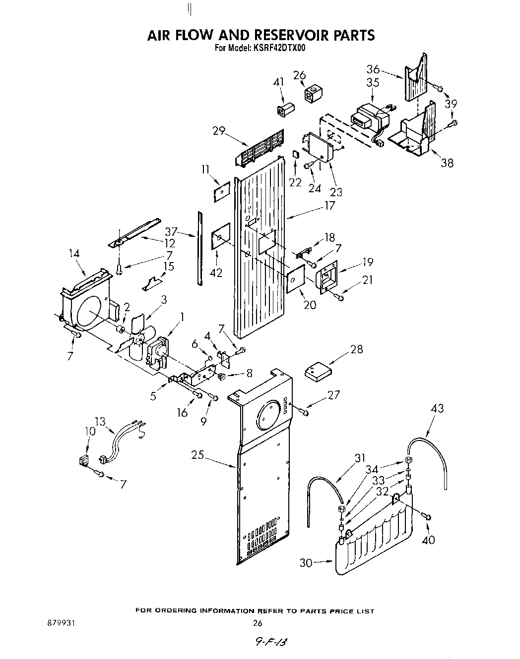 16 - AIR FLOW AND RESERVOIR