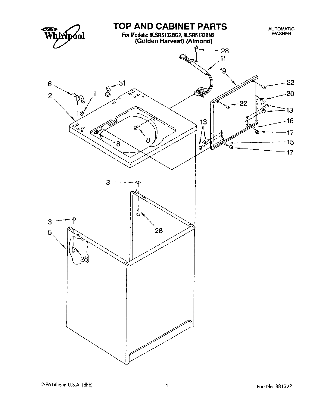 01 - TOP AND CABINET