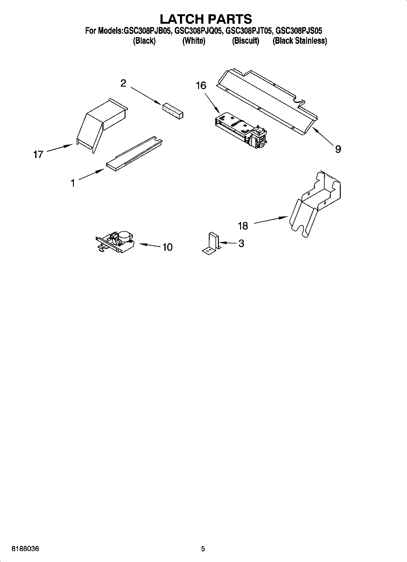 04 - LATCH PARTS