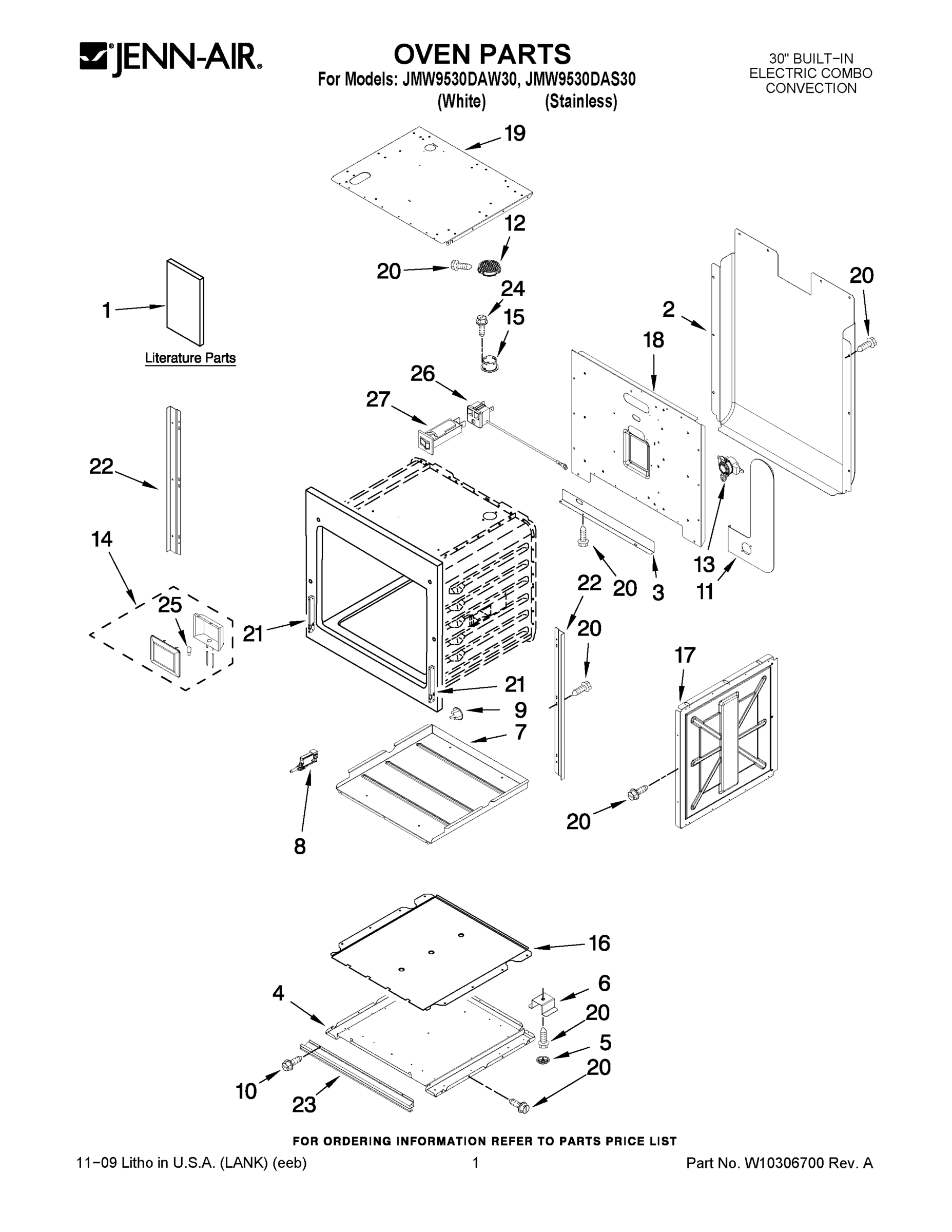 01 - OVEN PARTS