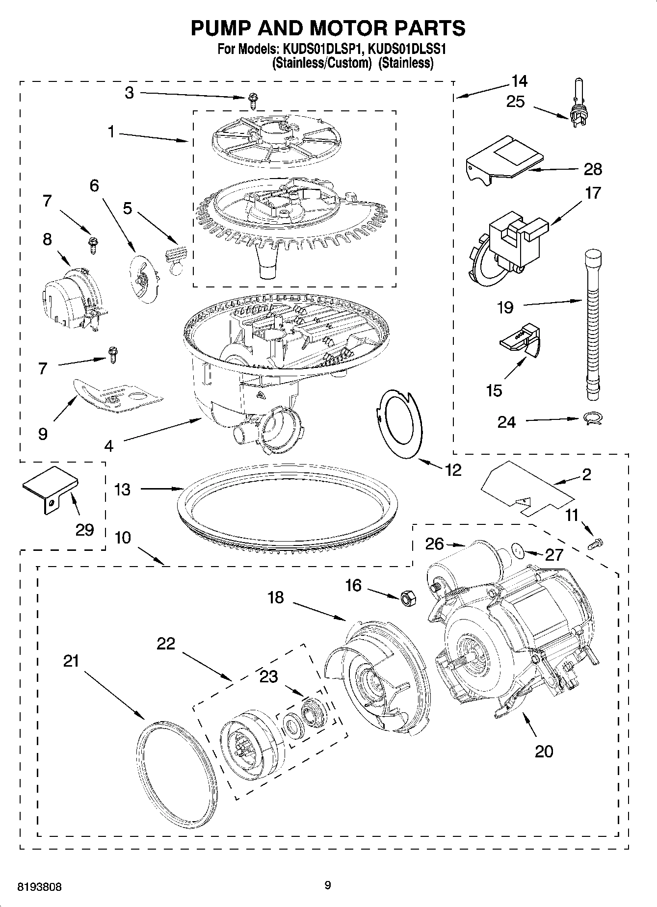 08 - PUMP AND MOTOR PARTS