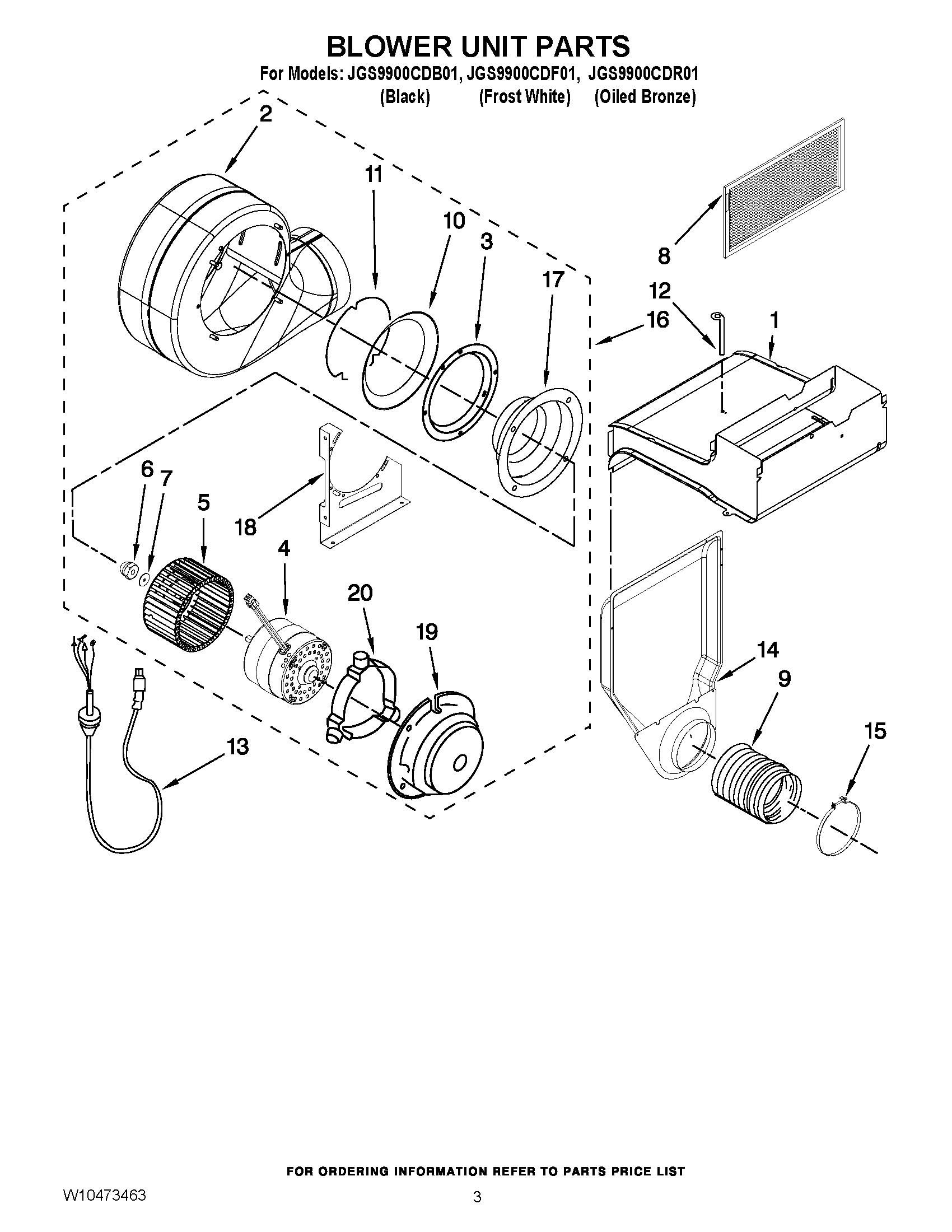 02 - BLOWER UNIT PARTS