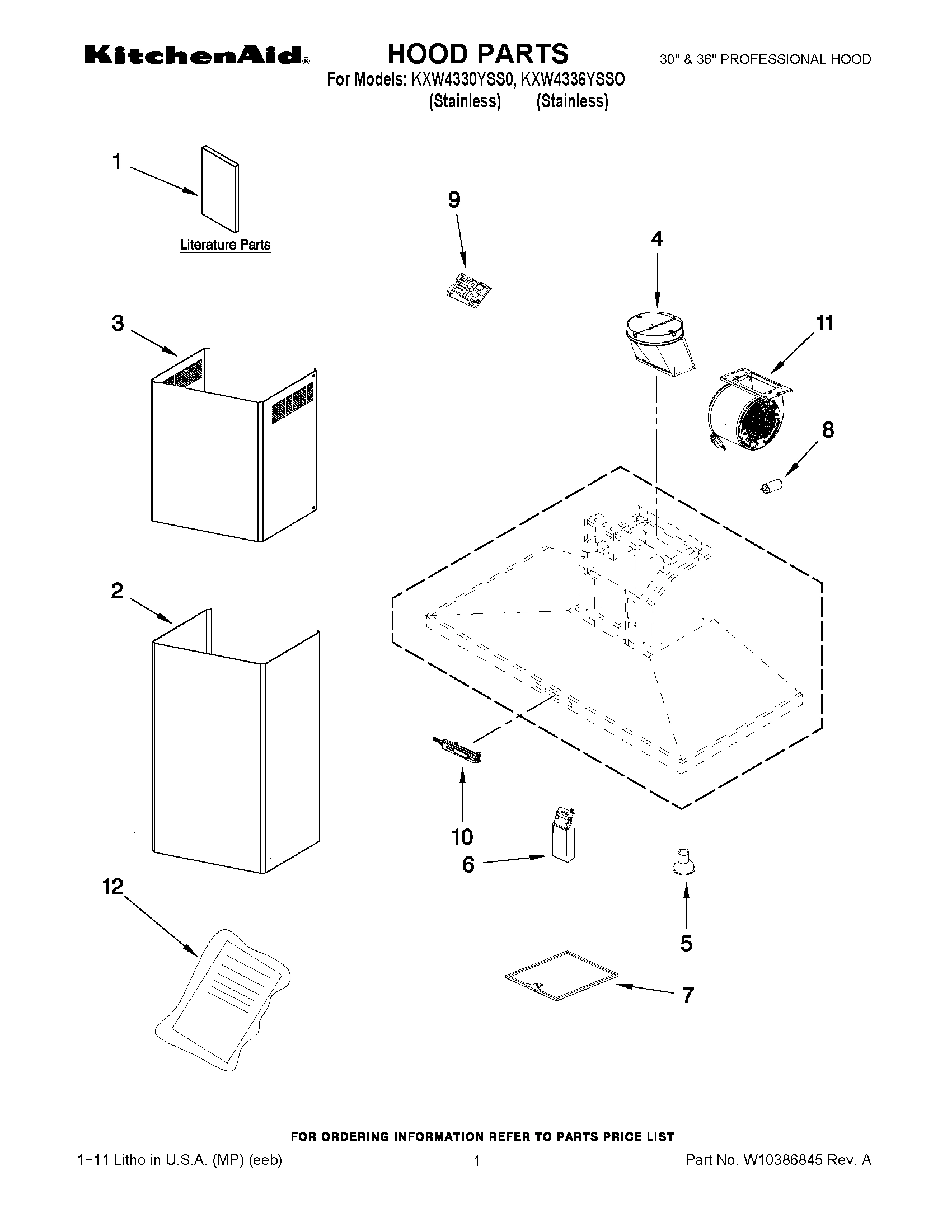 01 - HOOD PARTS