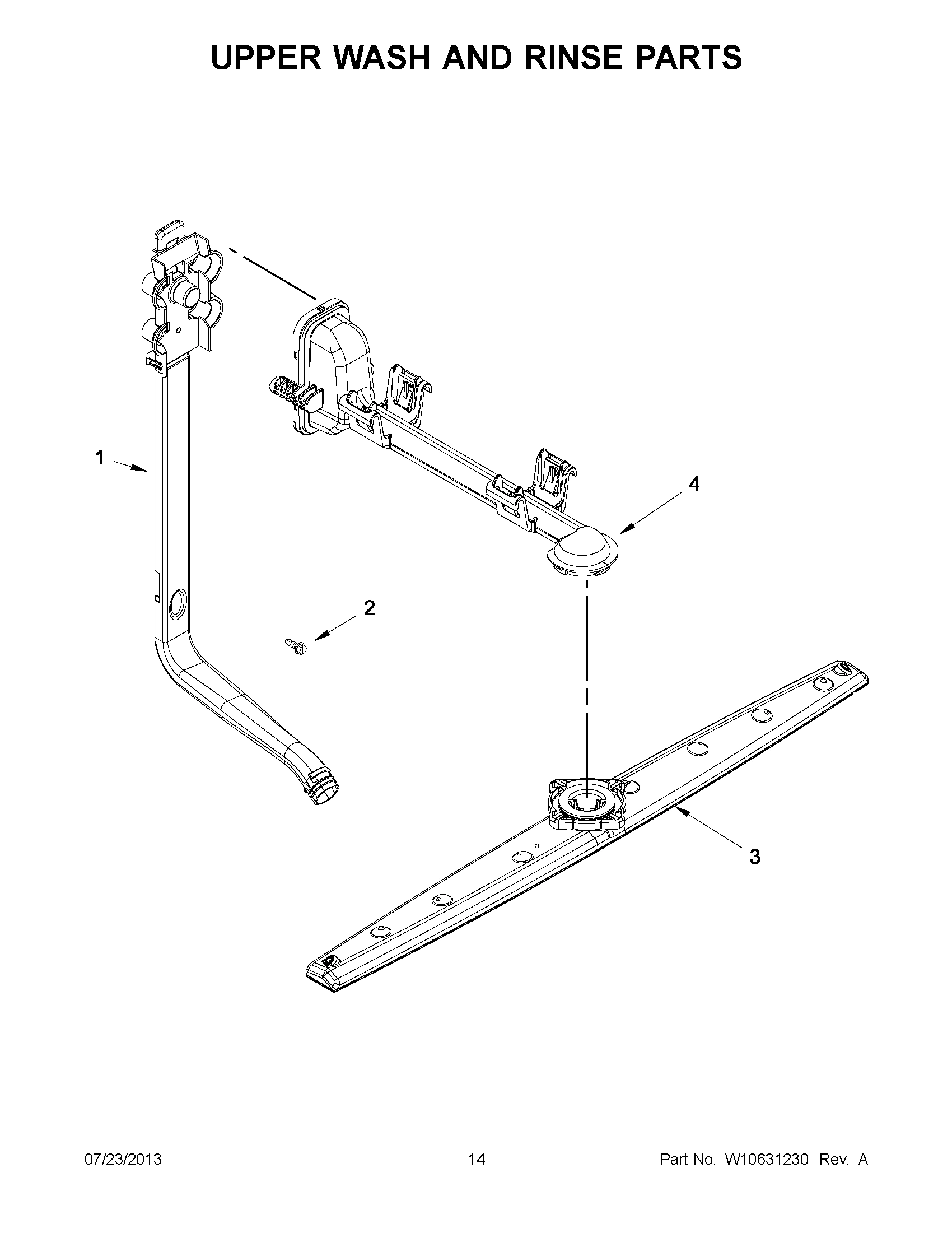 07 - UPPER WASH AND RINSE PARTS