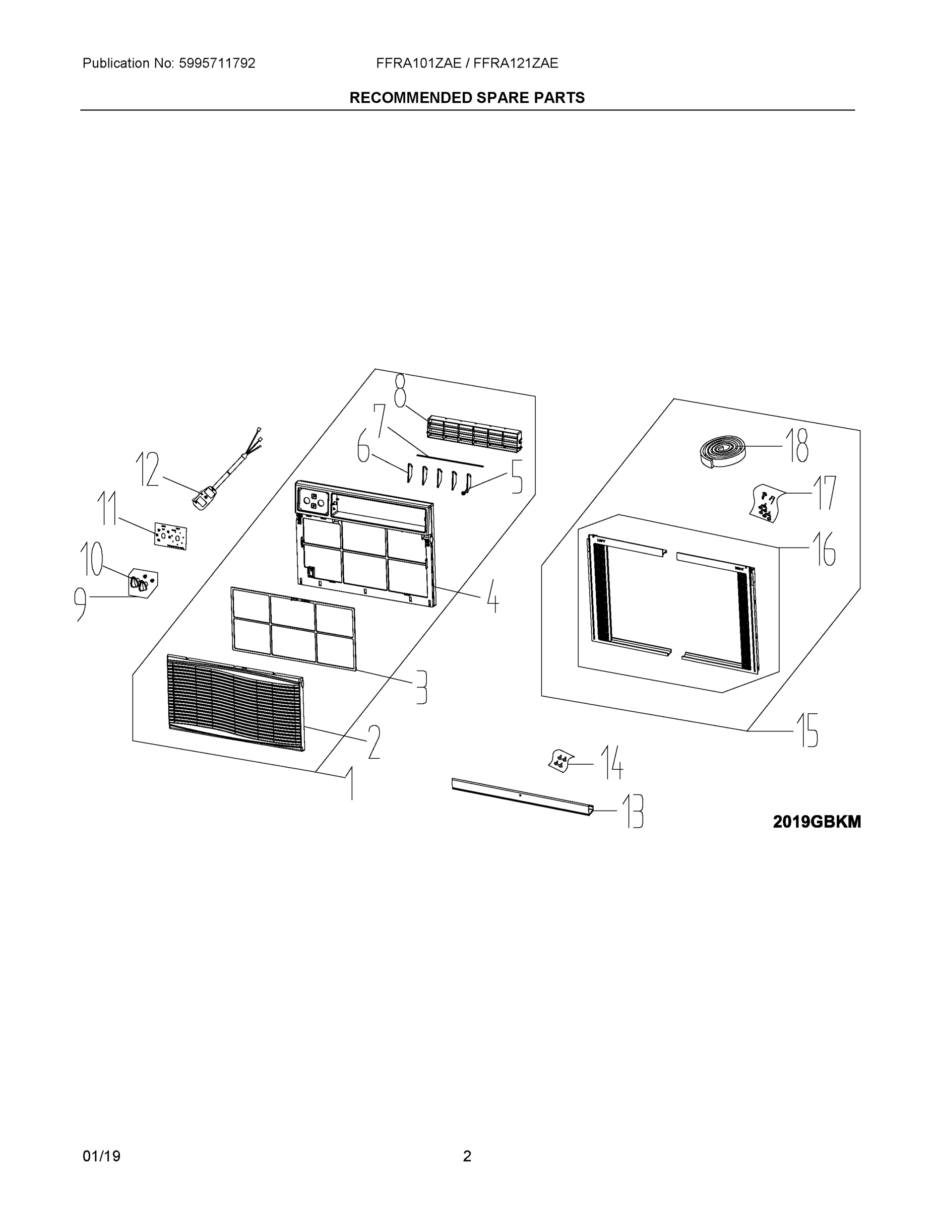 02 - RECOMMENDED SPARE PARTS