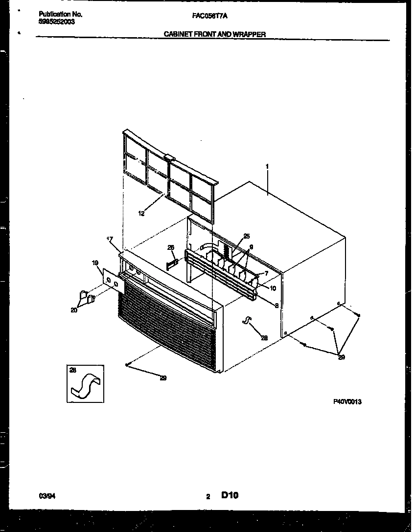02 - CABINET FRONT AND WRAPPER