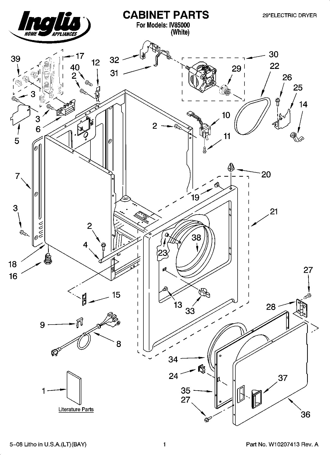 01 - CABINET PARTS