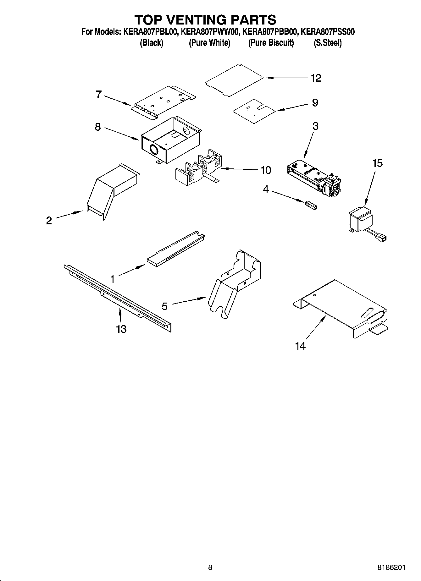 06 - TOP VENTING PARTS, OPTIONAL PARTS