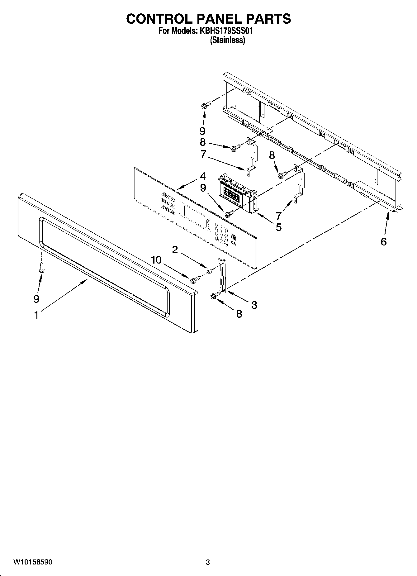 02 - CONTROL PANEL PARTS