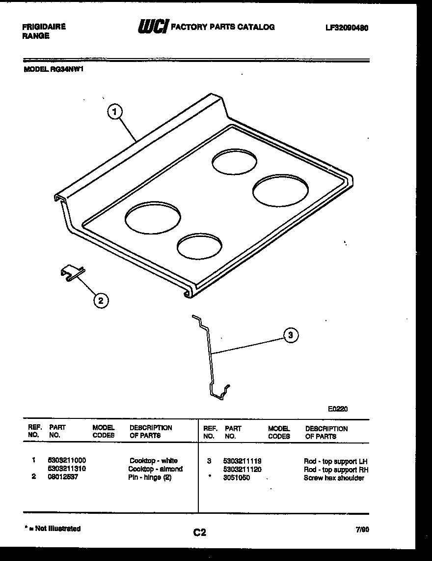 03 - COOKTOP PARTS