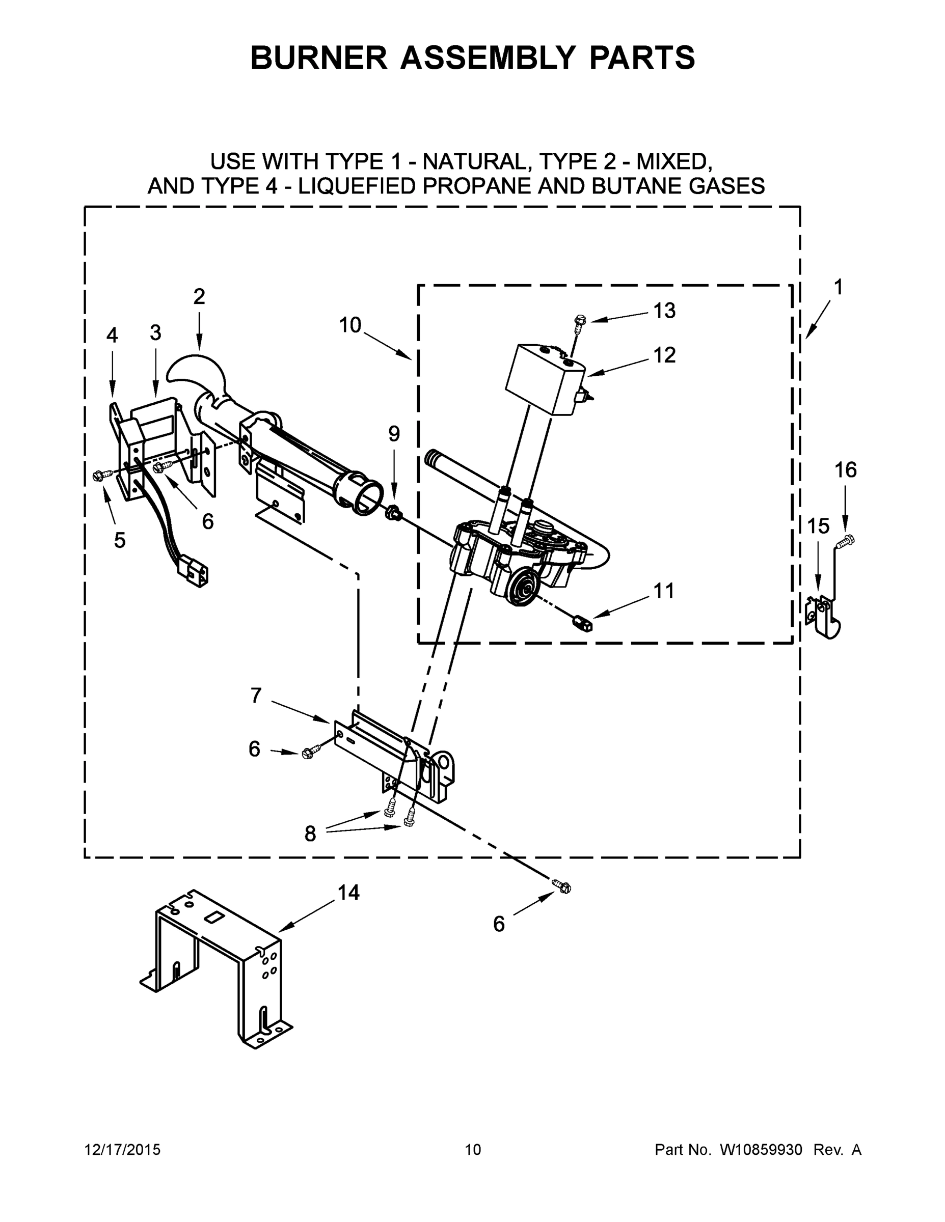 06 - BURNER ASSEMBLY PARTS
