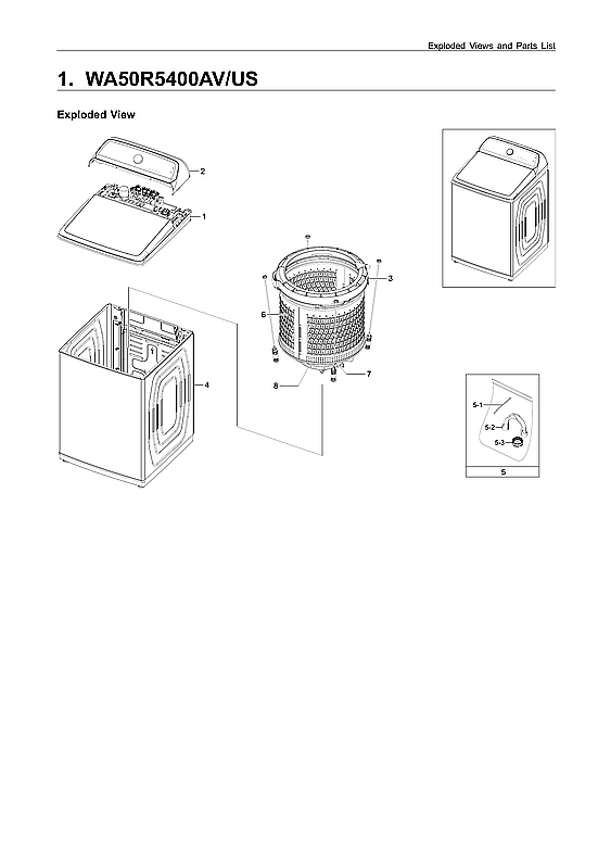 Main Unit Parts