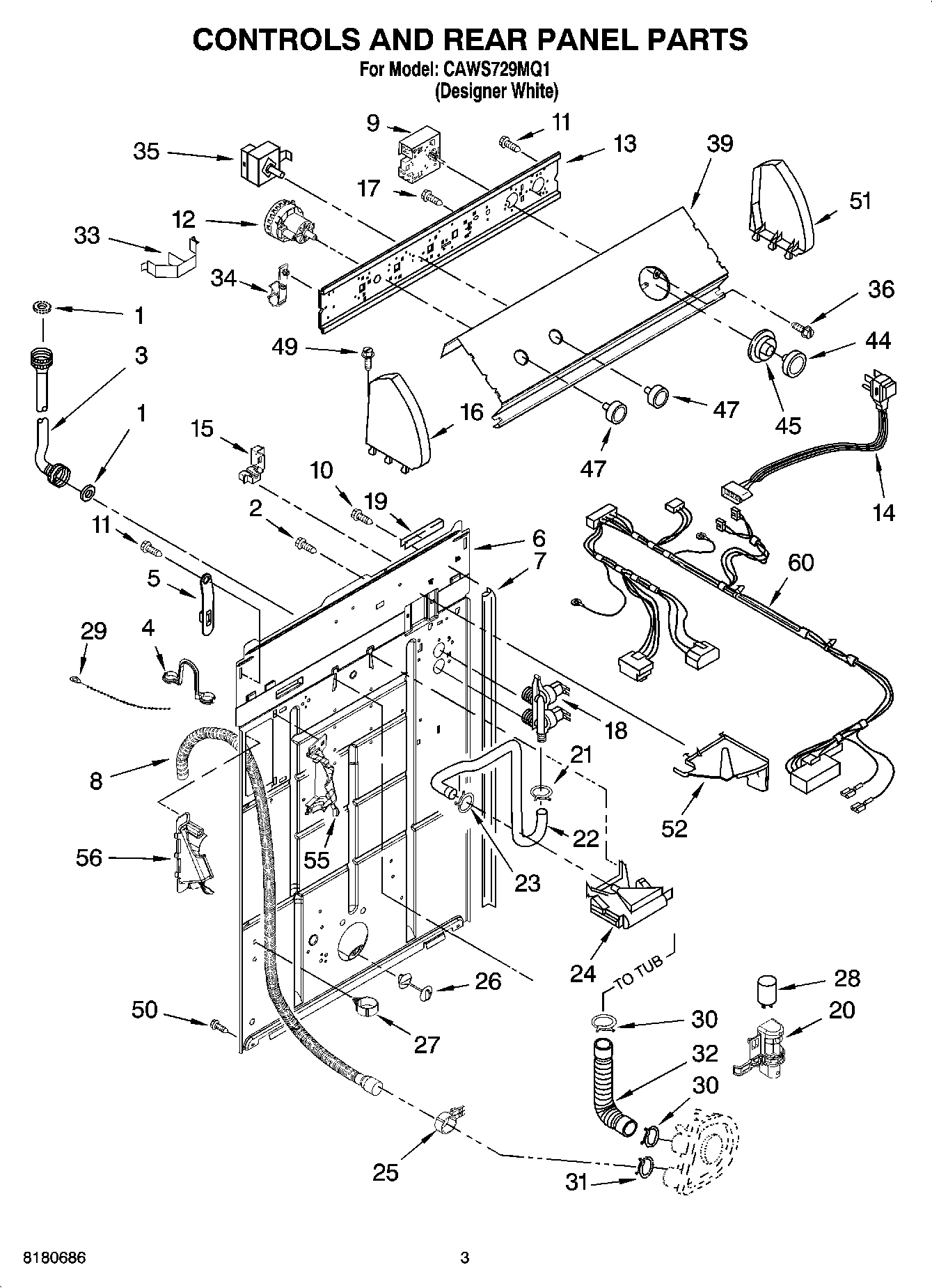 02 - CONTROL AND REAR PANEL PARTS