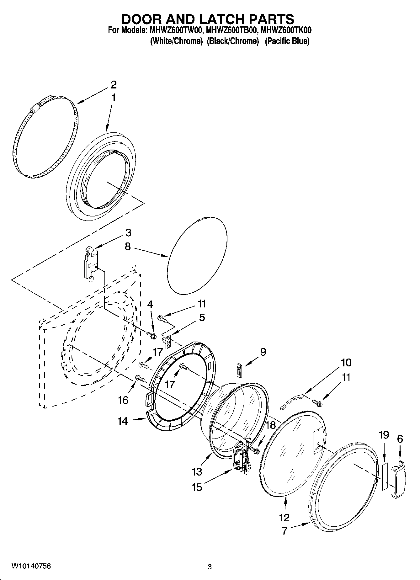 02 - DOOR AND LATCH PARTS