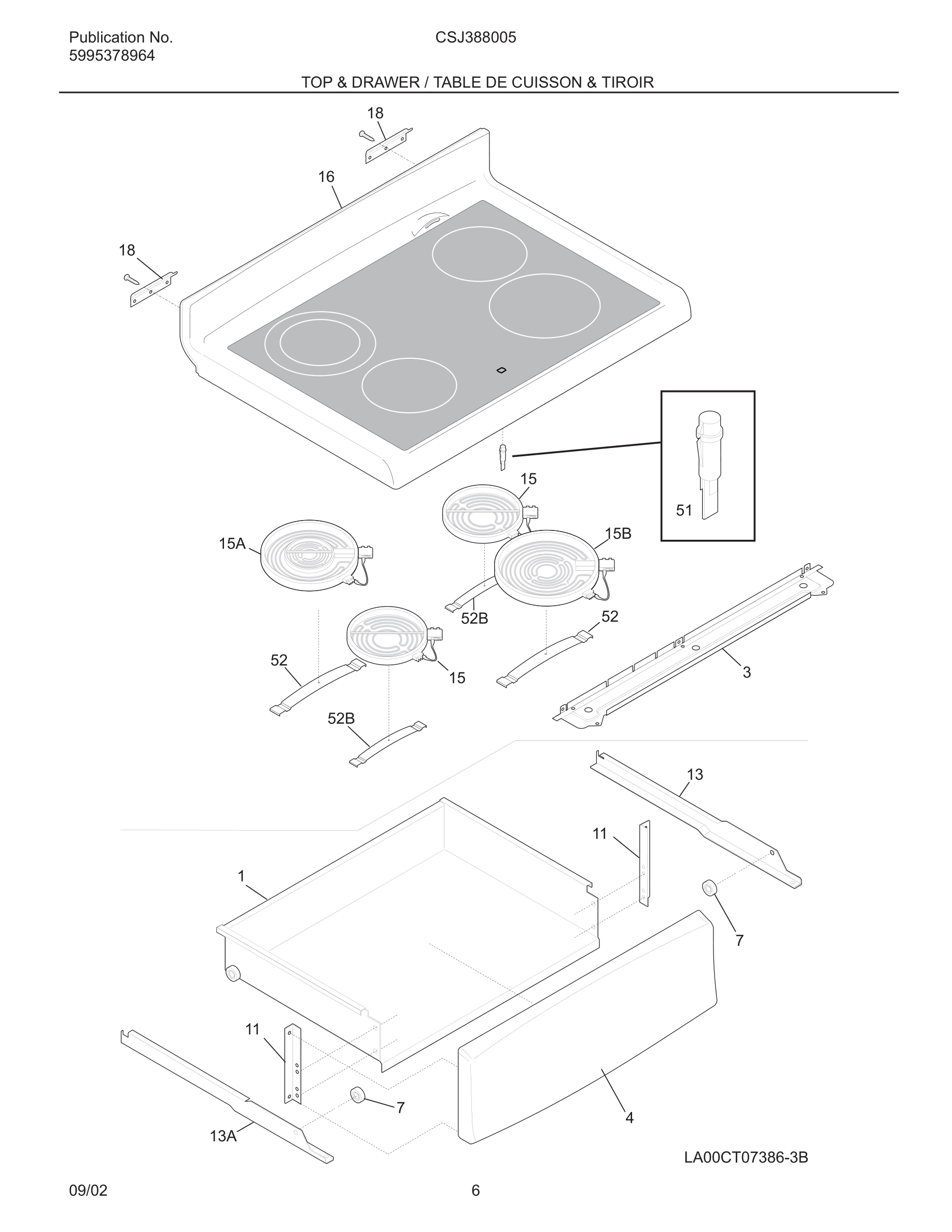 07 - TOP & DRAWER / TABLE DE CUISSON & TIROIR