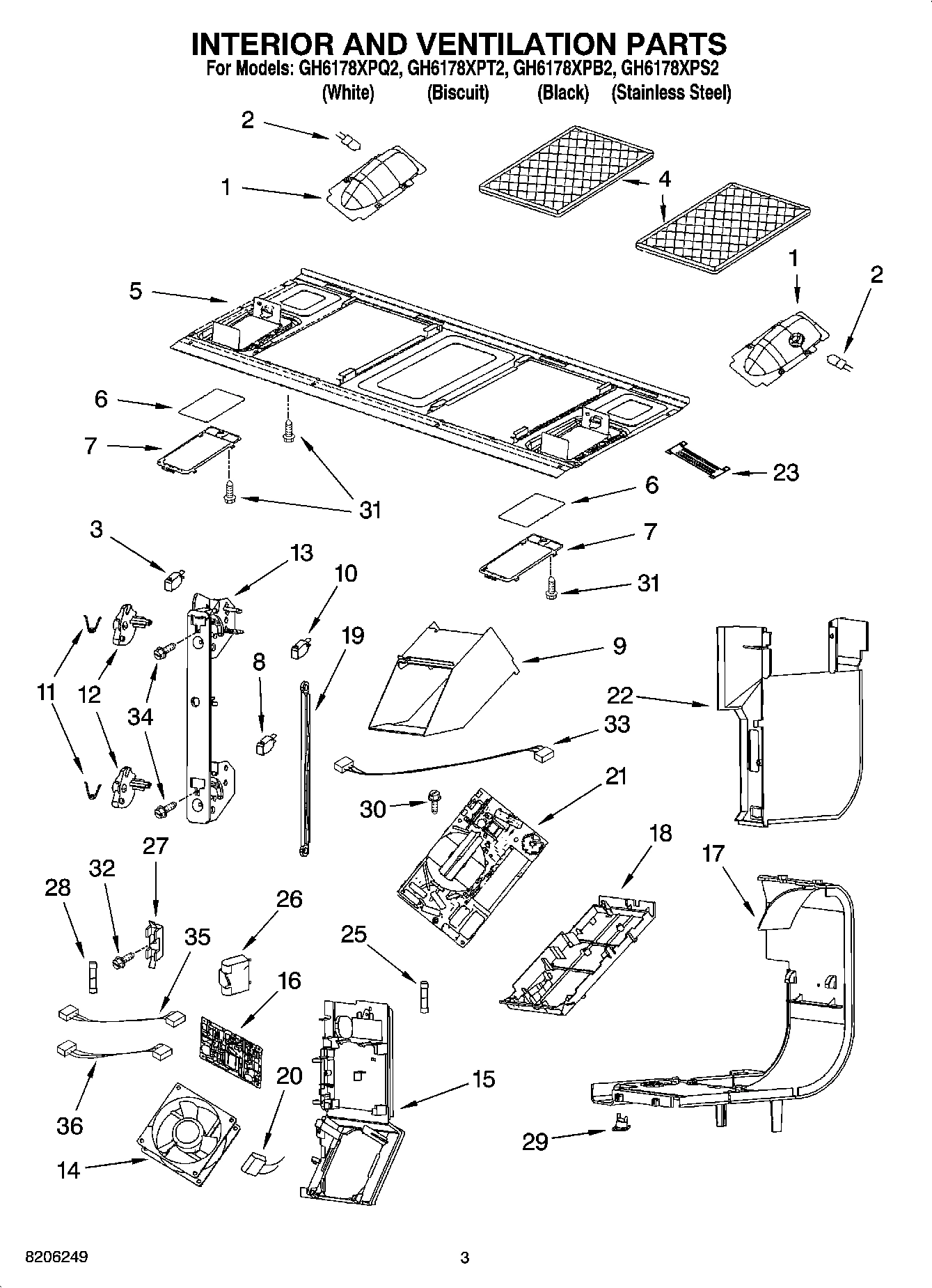 03 - INTERIOR AND VENTILATION PARTS