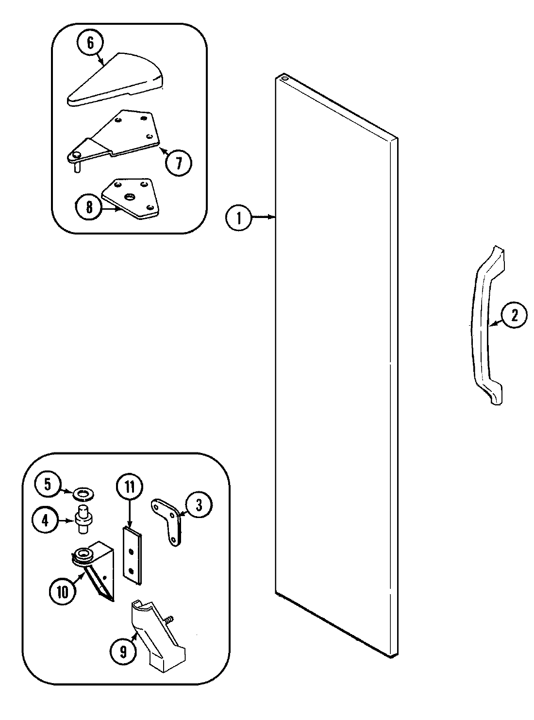 03 - FREEZER OUTER DOOR