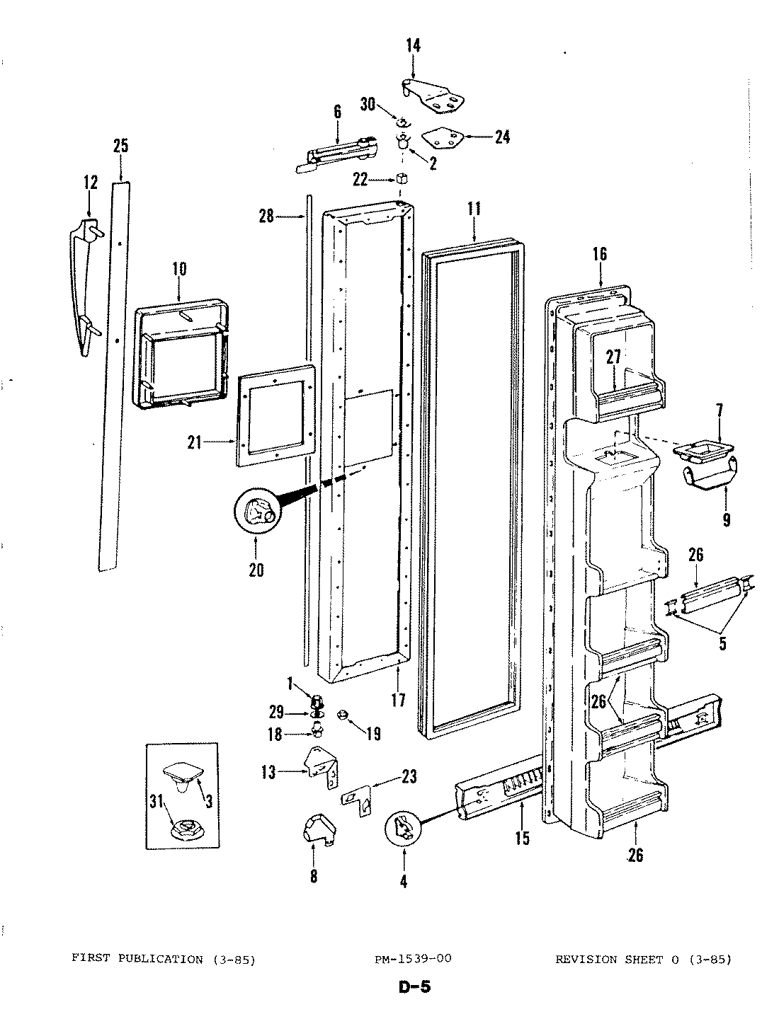 02 - FREEZER DOOR