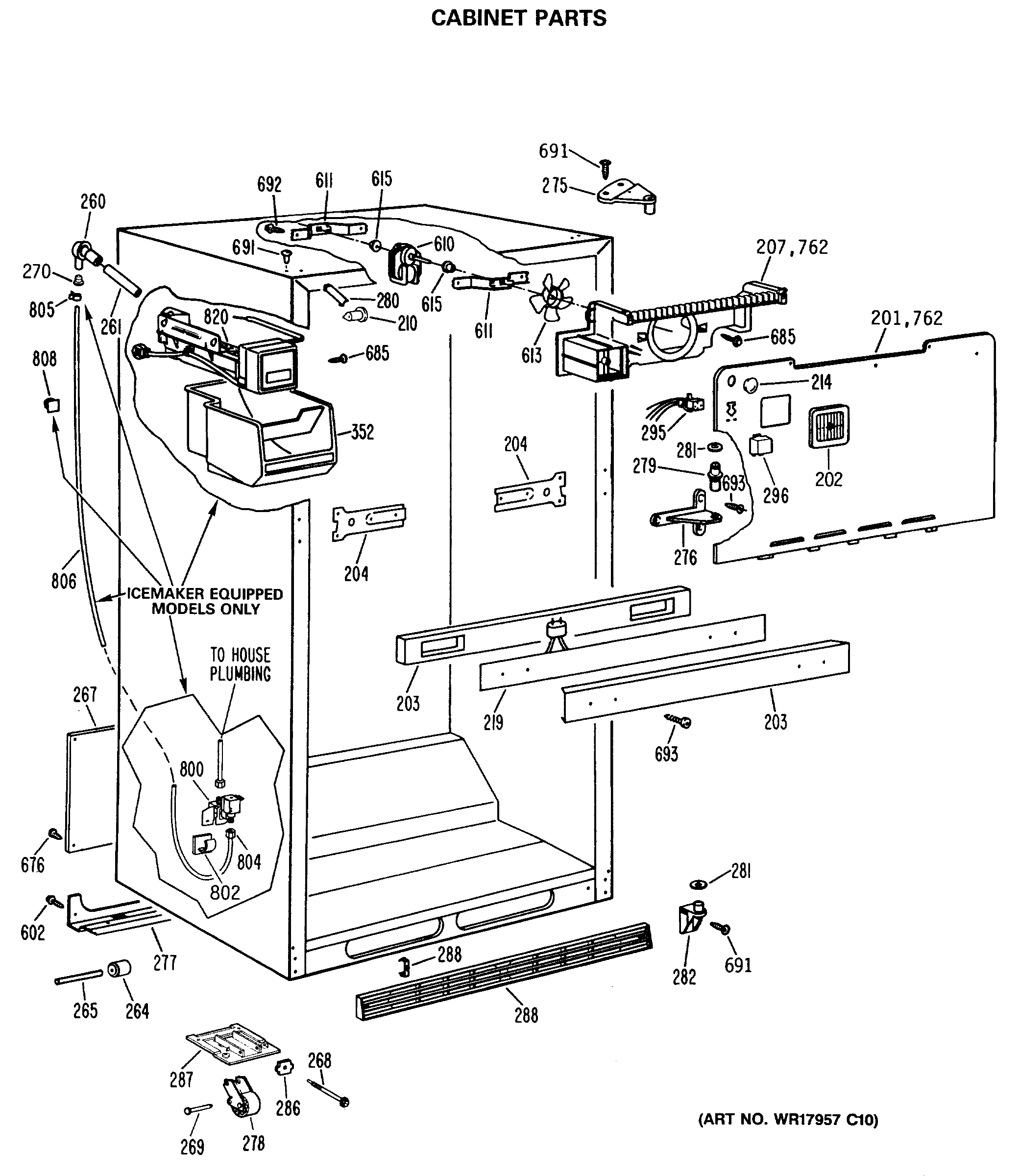 CABINET PARTS